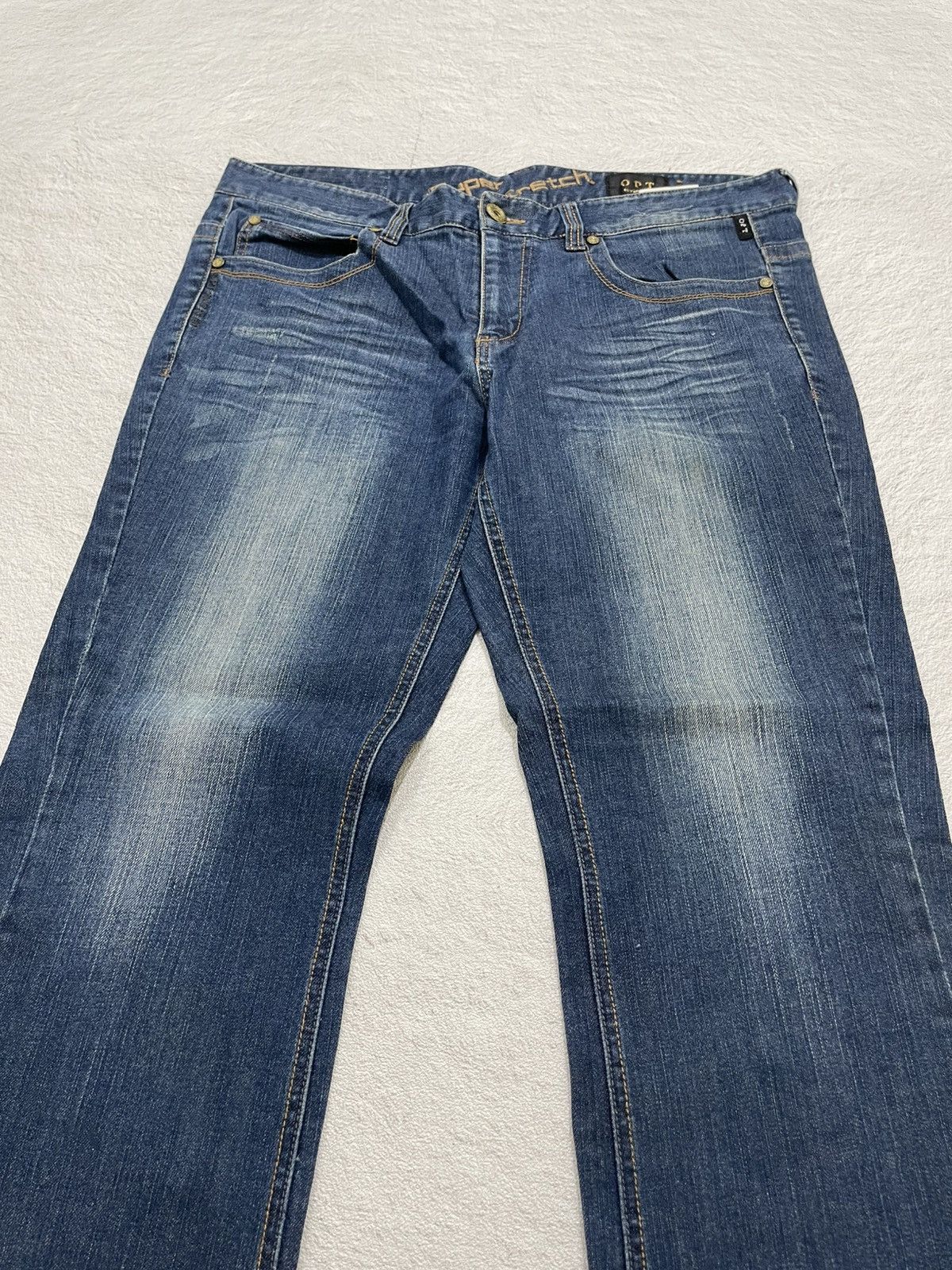 If Six Was Nine 2000s OPT Washed Denim y2k Size US 36 / EU 52 - 2 Thumbnail