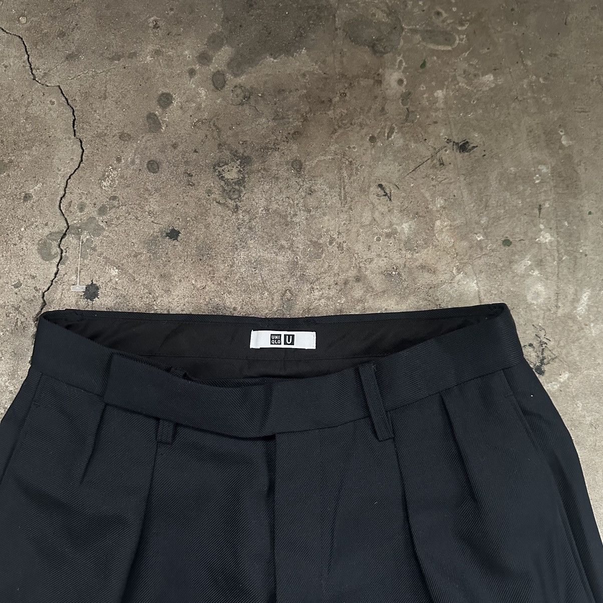 Christophe Lemaire × Uniqlo Uniqlo U Wide-leg 5-pocket trousers Size 25" / US 0 / IT 36 - 4 Thumbnail