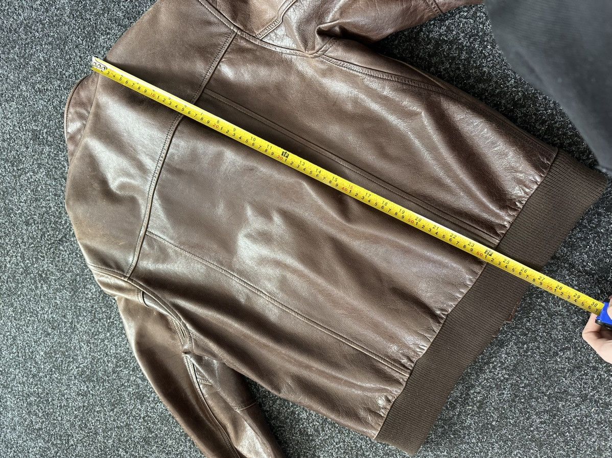 If Six Was Nine × Leather 🚨Vintage 90s Leather Biker Jacket-West Style Maison Margiela Size US M / EU 48-50 / 2 - 9 Thumbnail
