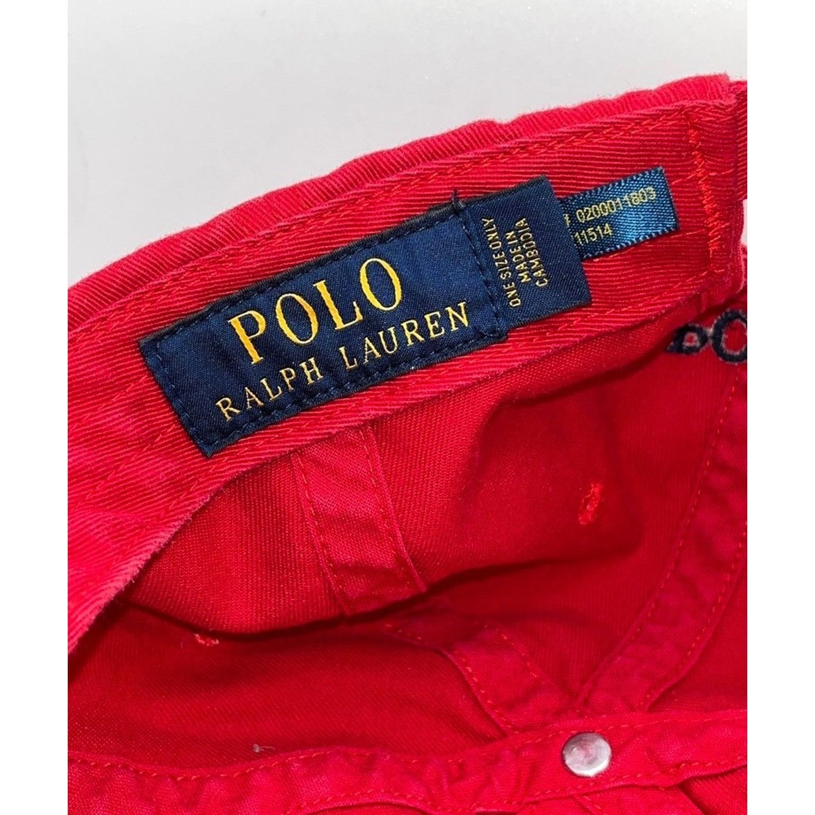 Polo Ralph Lauren Polo Ralph Lauren Hat Black Pony Logo Strapback Adjustable Size ONE SIZE - 9 Thumbnail