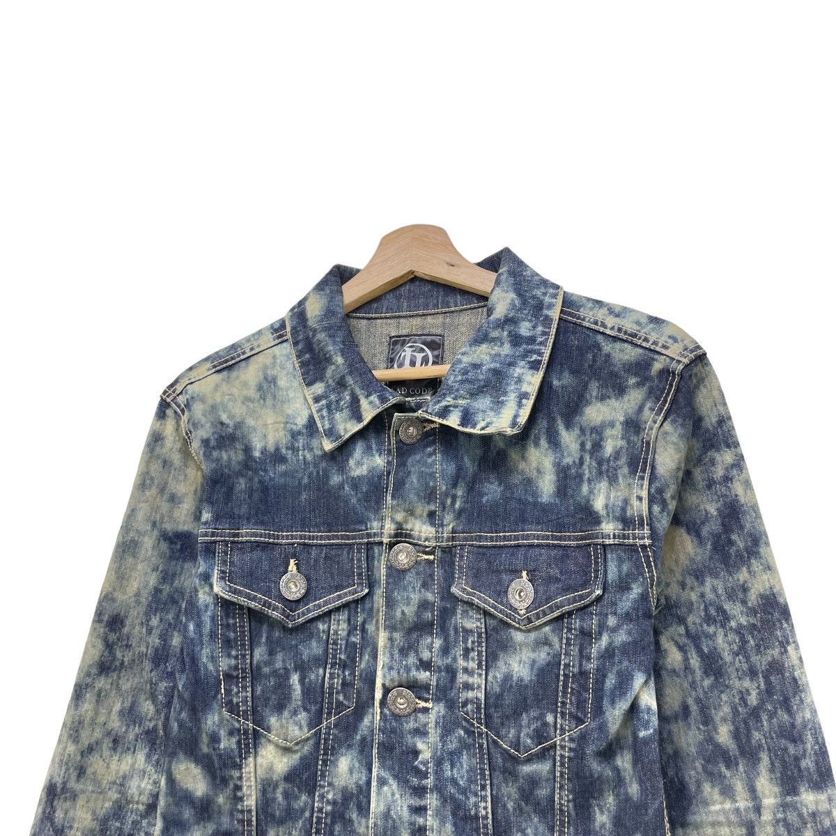 Japanese Brand × Vintage Japanese Brand Lab Code Acid Wash Denim Jacket Size S / US 4 / IT 40 - 3 Thumbnail