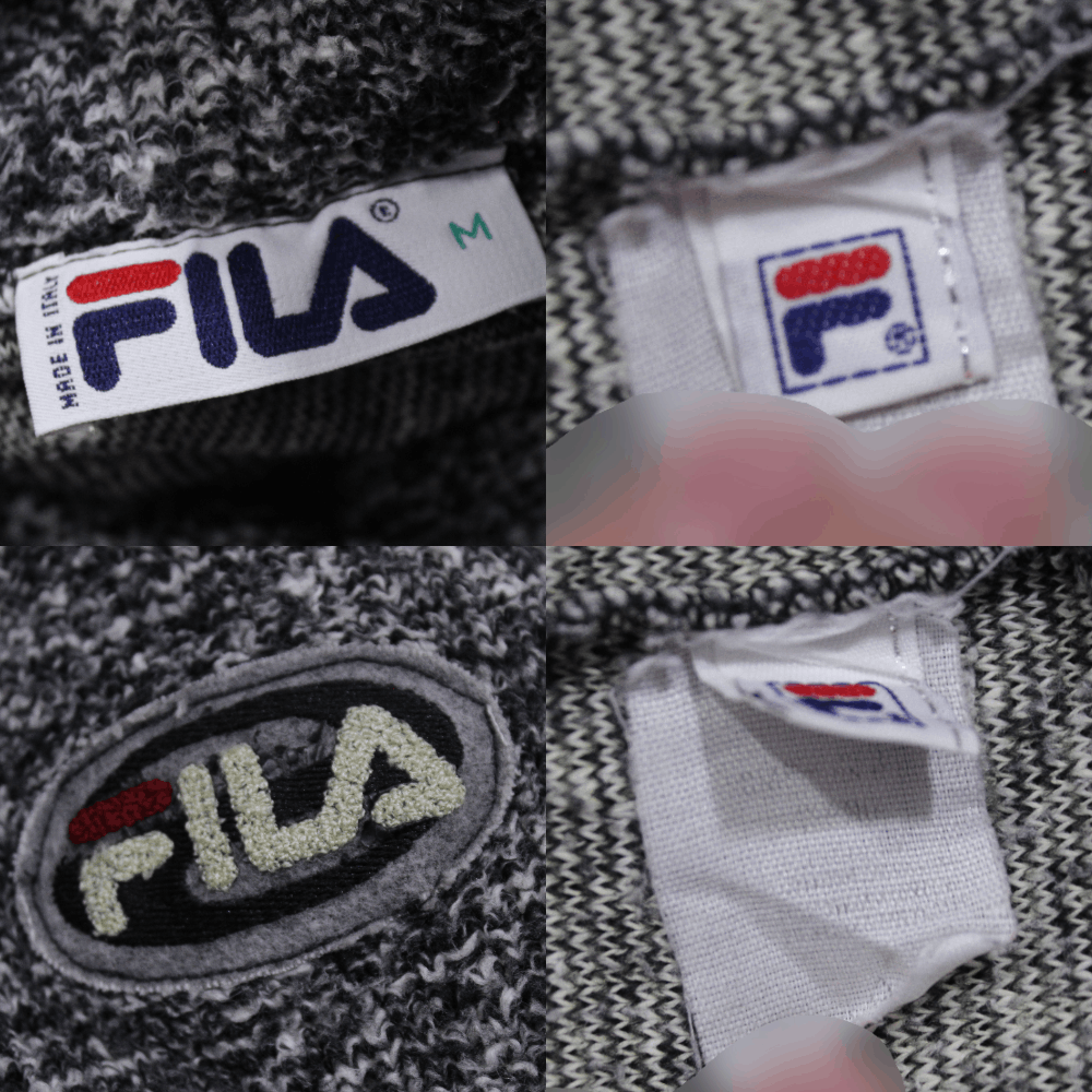 Fila 90S Logo High Neck Fleece Size US M / EU 48-50 / 2 - 7 Thumbnail