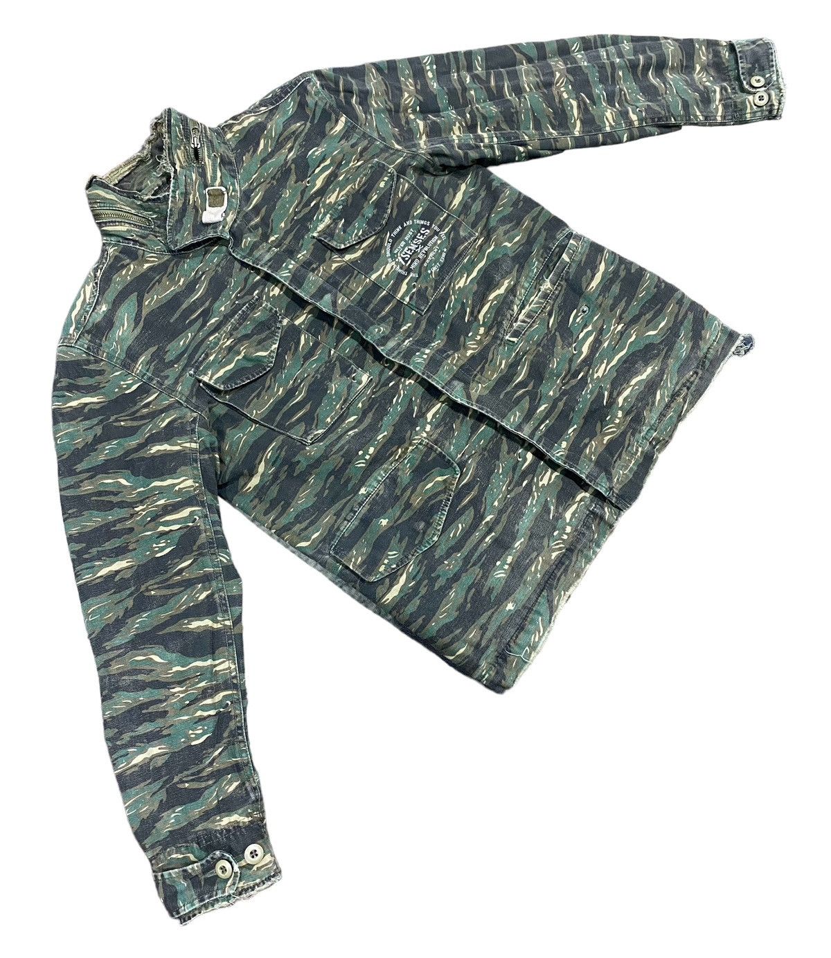 Japanese Brand × Vintage SEVENSENSE Revolution Tiger Stripe Zipper Jacket Size US S / EU 44-46 / 1 - 5 Thumbnail