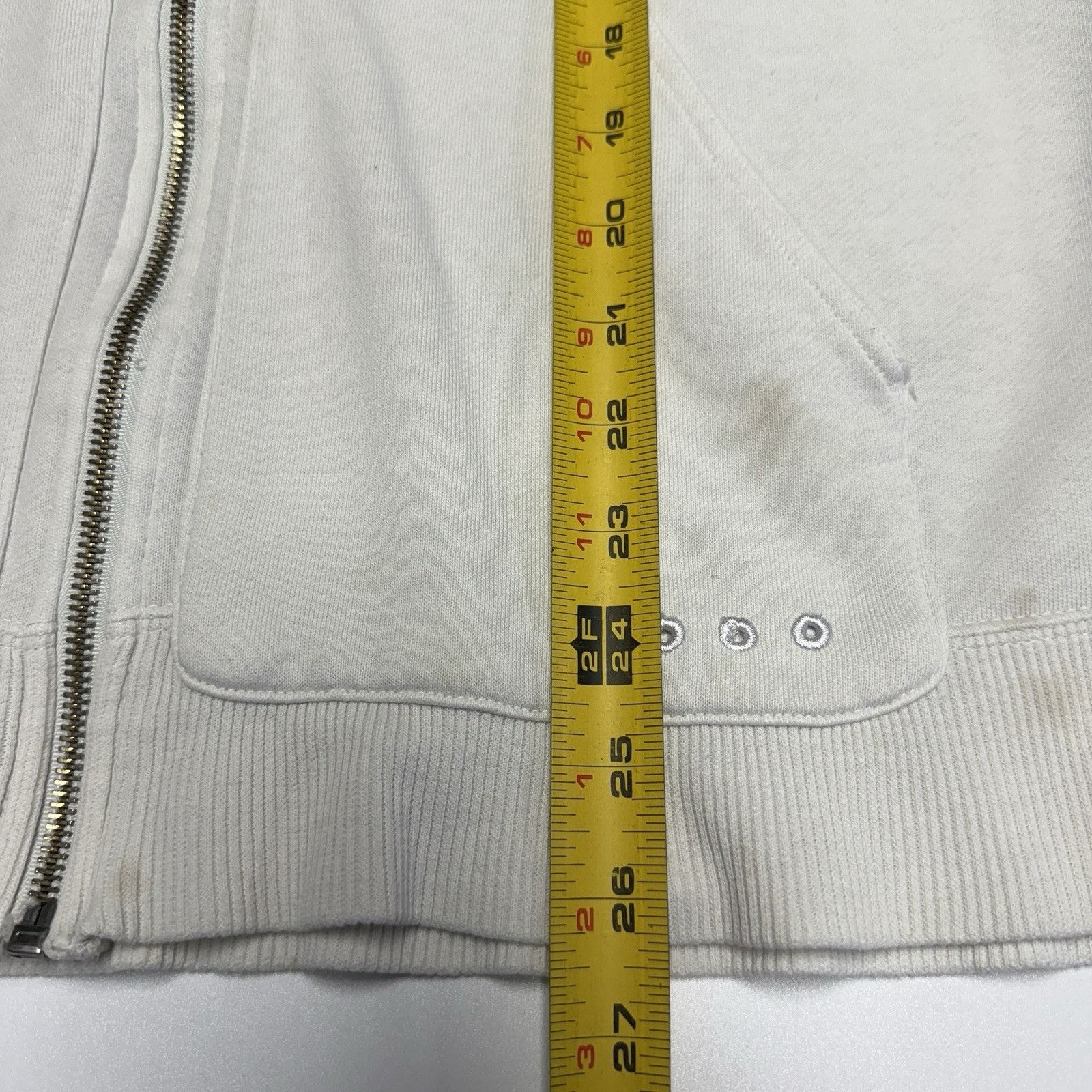 Vans Vans Skate Hoodie Sweatshirt Mens Medium White Full Zip Stre Size US M / EU 48-50 / 2 - 21 Thumbnail