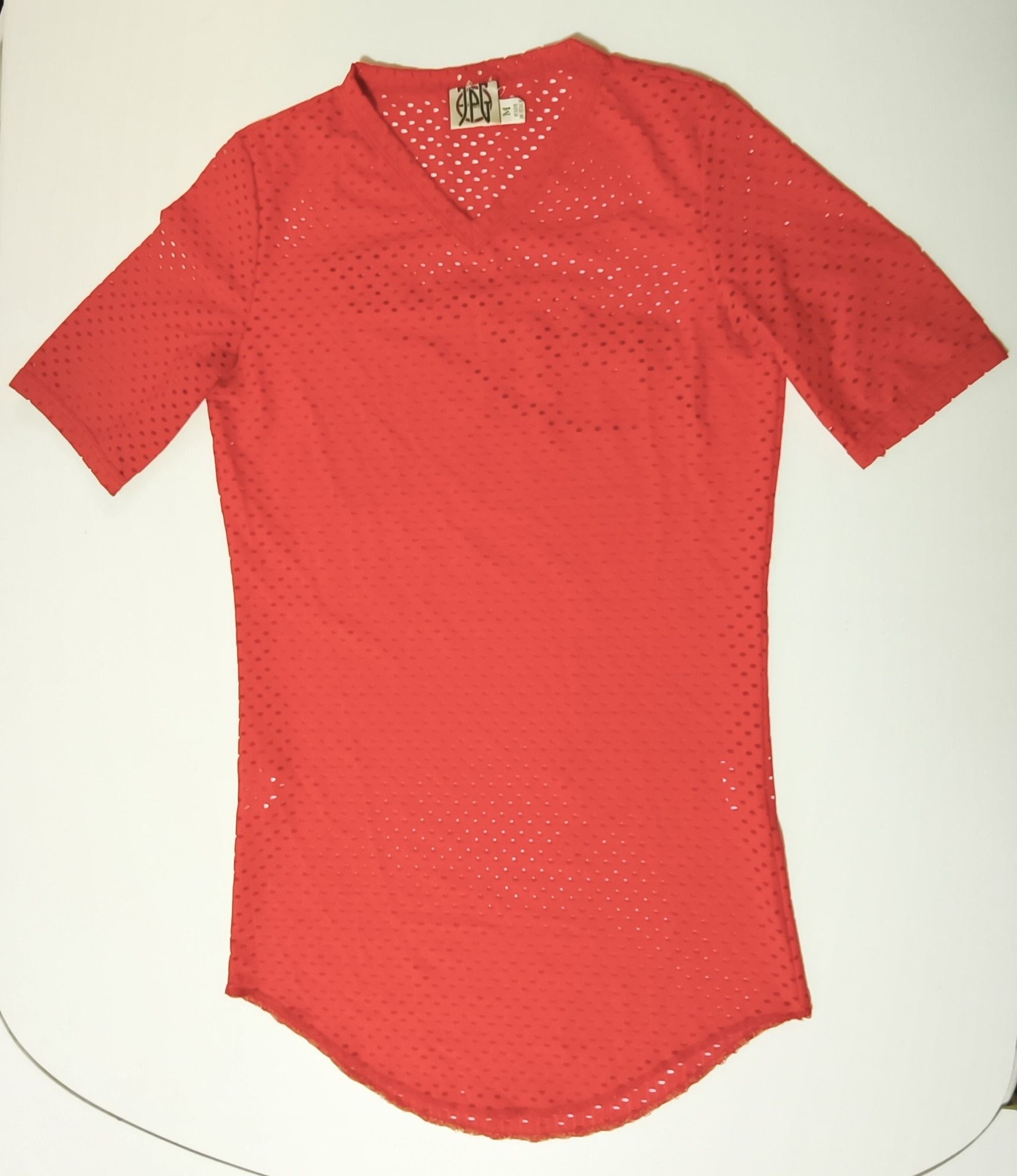 Jean Paul Gaultier Year: 1995 - Coral perforated top Size S / US 4 / IT 40 - 24 Thumbnail