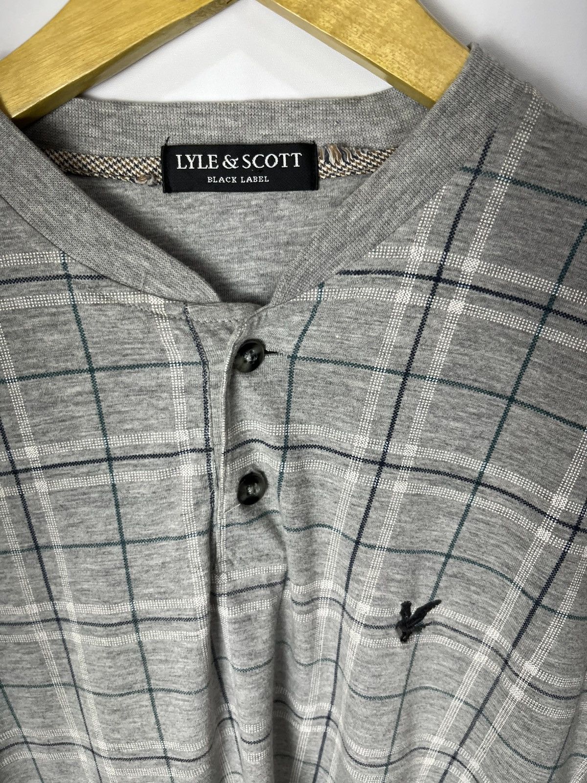 Lyle & Scott vintage lyle n scott henleyshirt Size US M / EU 48-50 / 2 - 2 Thumbnail
