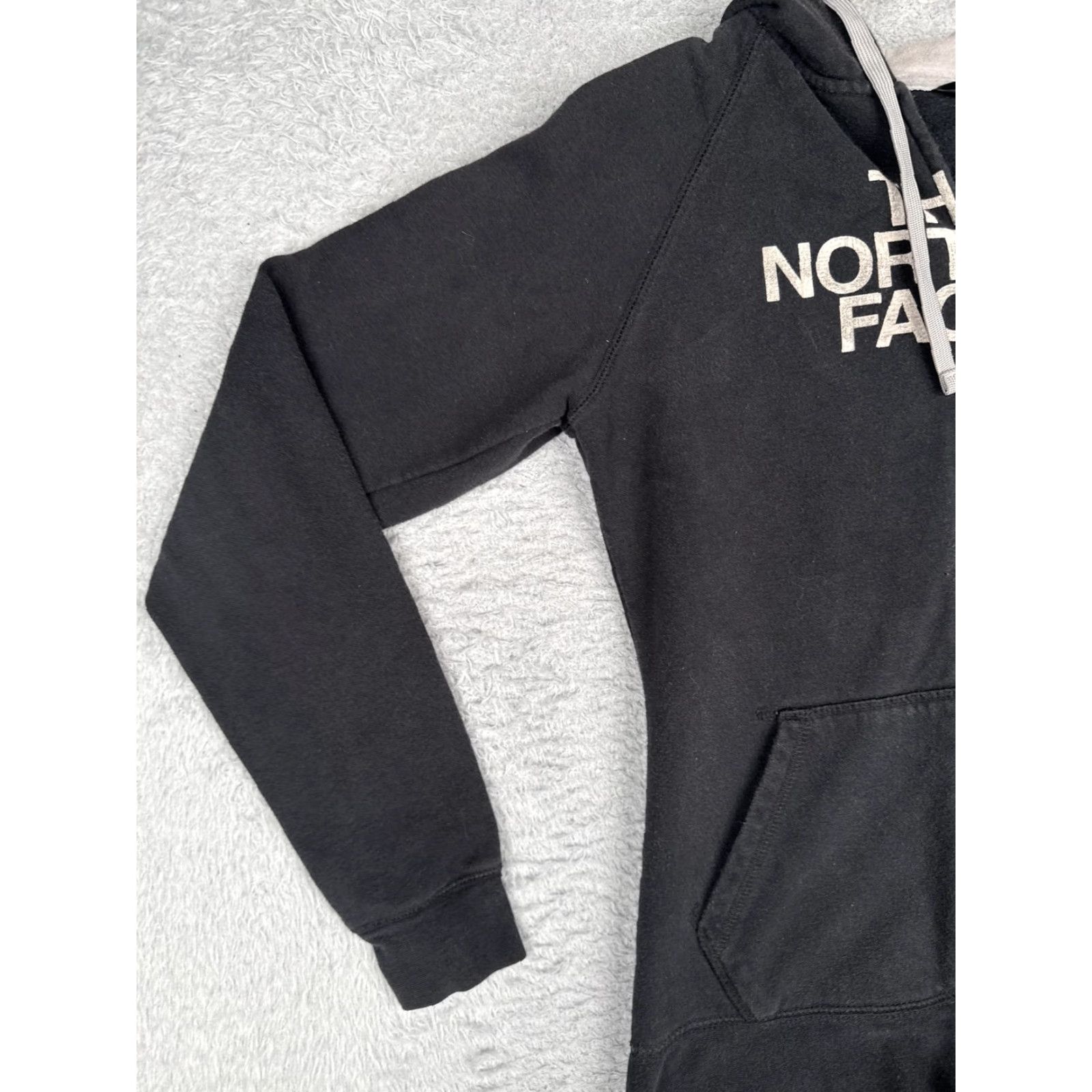The North Face The North Face Hoodie Womens Small Black Full Zip Logo Fleece Sweatshirt Size S / US 4 / IT 40 - 3 Thumbnail