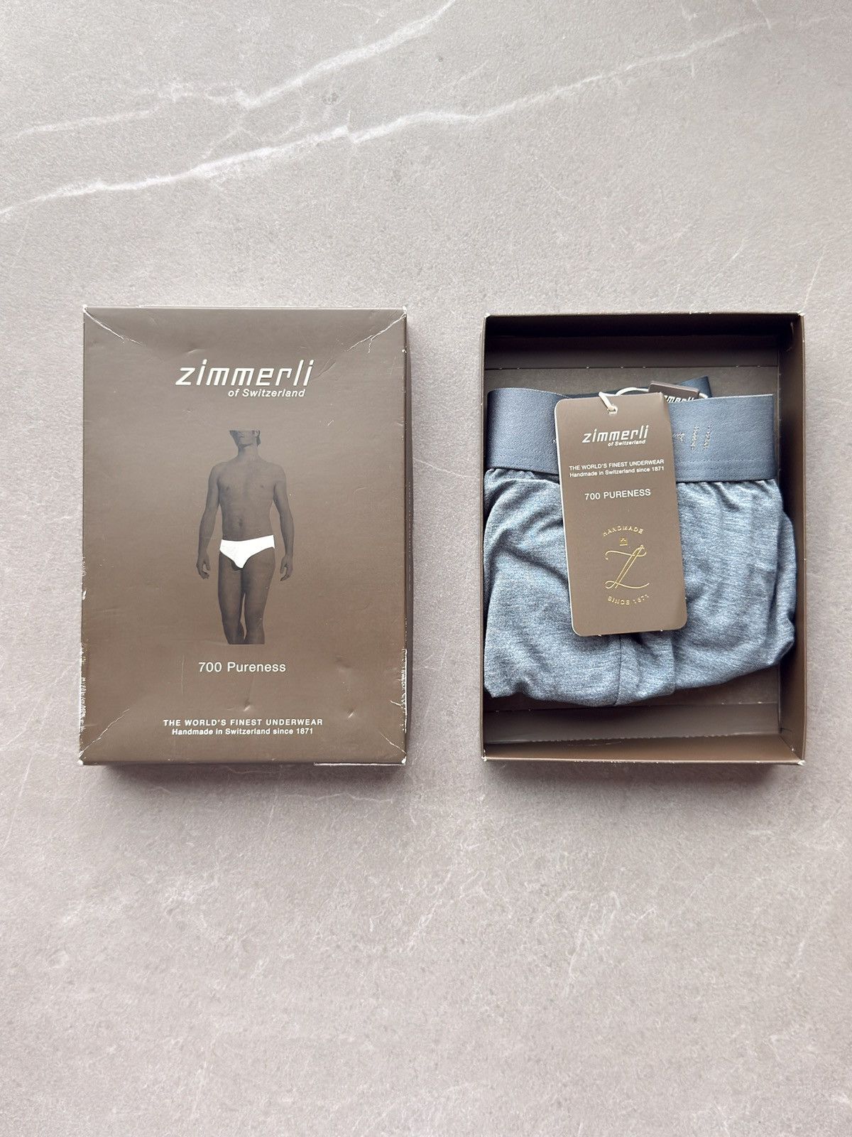 Zimmerli Zimmerli of Switzerland Handmade Pureness Brief Underwear Size 36 - 3 Thumbnail
