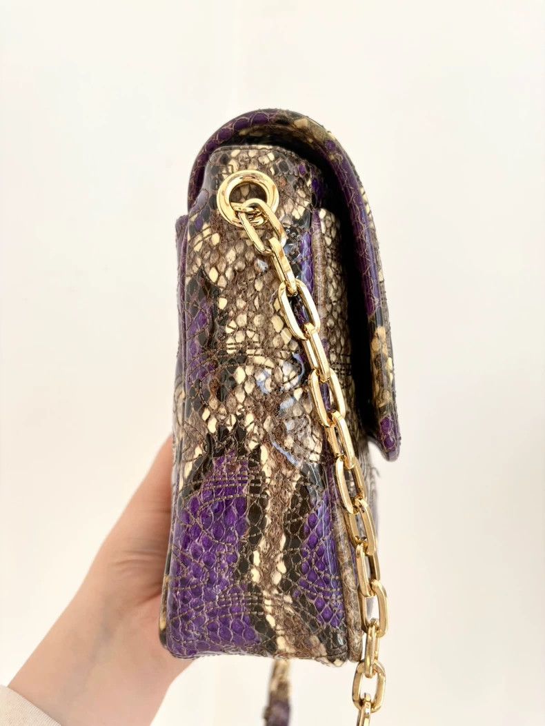 Vivienne Westwood Vivienne Westwood size os Purple snake skin Saturn logo cro Size ONE SIZE - 5 Thumbnail
