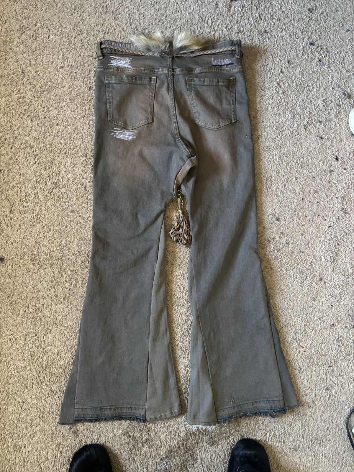 Vintage 1o1 mudwashed flares Size US 30 / EU 46 - 3 Thumbnail