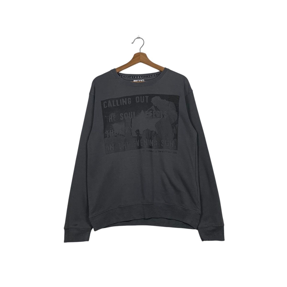 Japanese Brand PAN HARD Graphics Printed Sweatshirt #1603-C72 Size US M / EU 48-50 / 2 - 1 Thumbnail