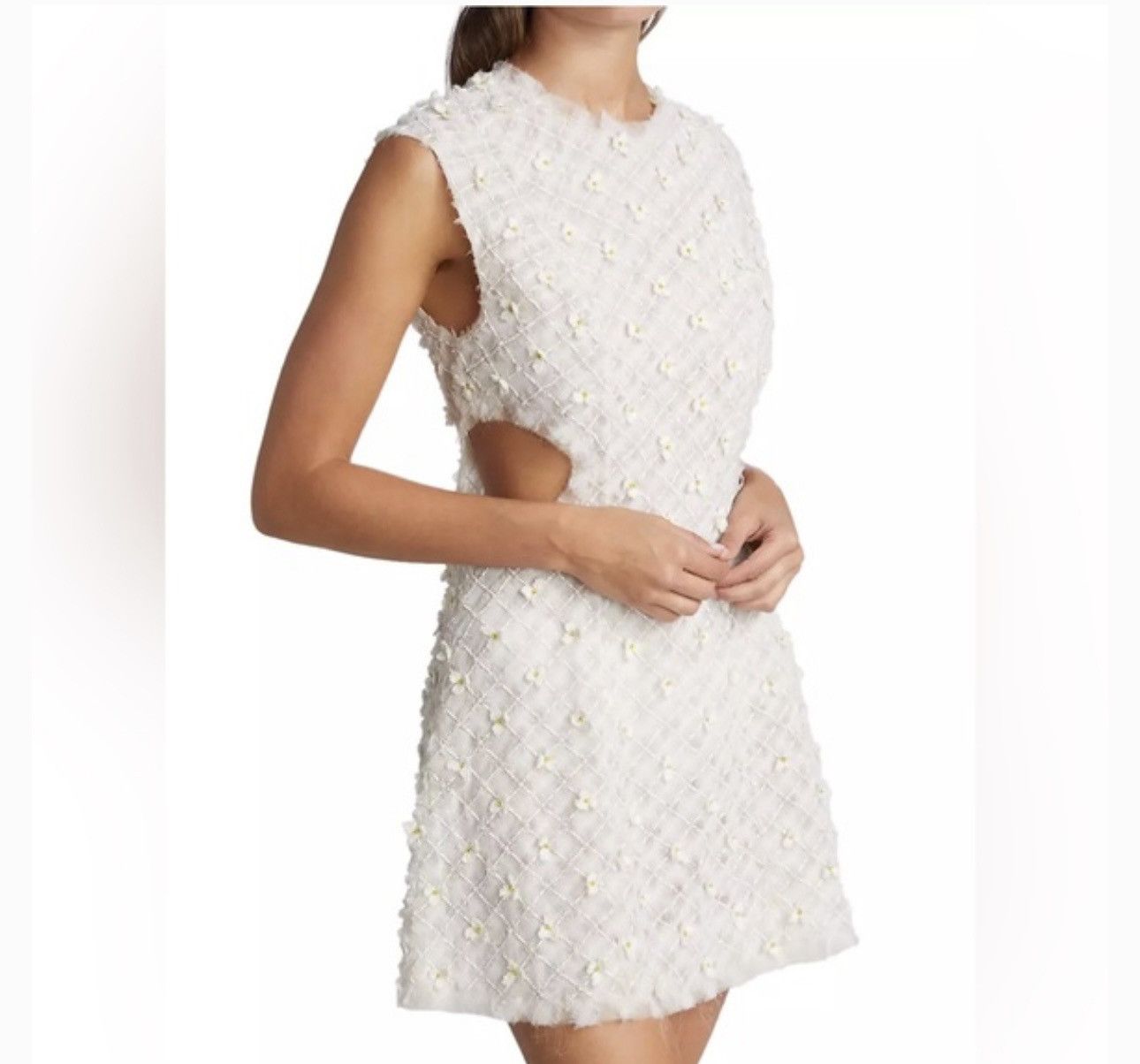 Aje AJE Mirage Cutout Beaded Organza Dress Size M / US 6-8 / IT 42-44 - 1 Thumbnail