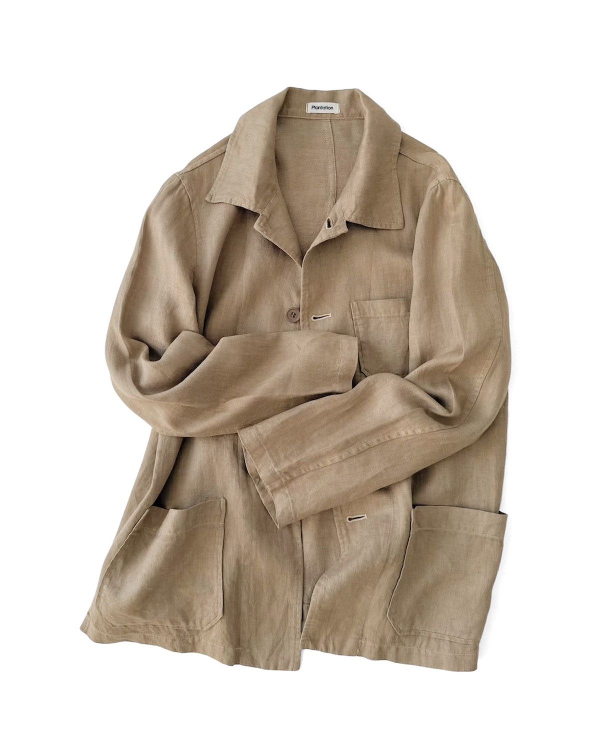 Issey Miyake Plantation Issey Miyake Linen Chore Jacket Shirt Size US M / EU 48-50 / 2 - 6 Thumbnail