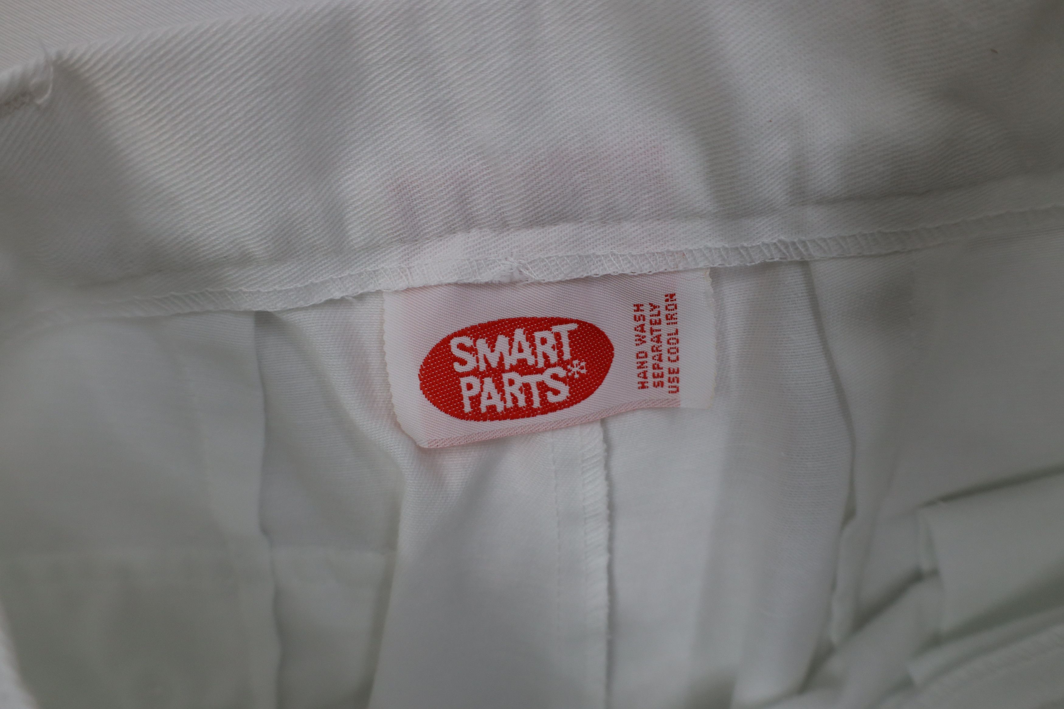 Vintage Vintage 70s Streetwear Flared Wide Leg Chino Pants White USA Size 25" / US 0 / IT 36 - 7 Thumbnail