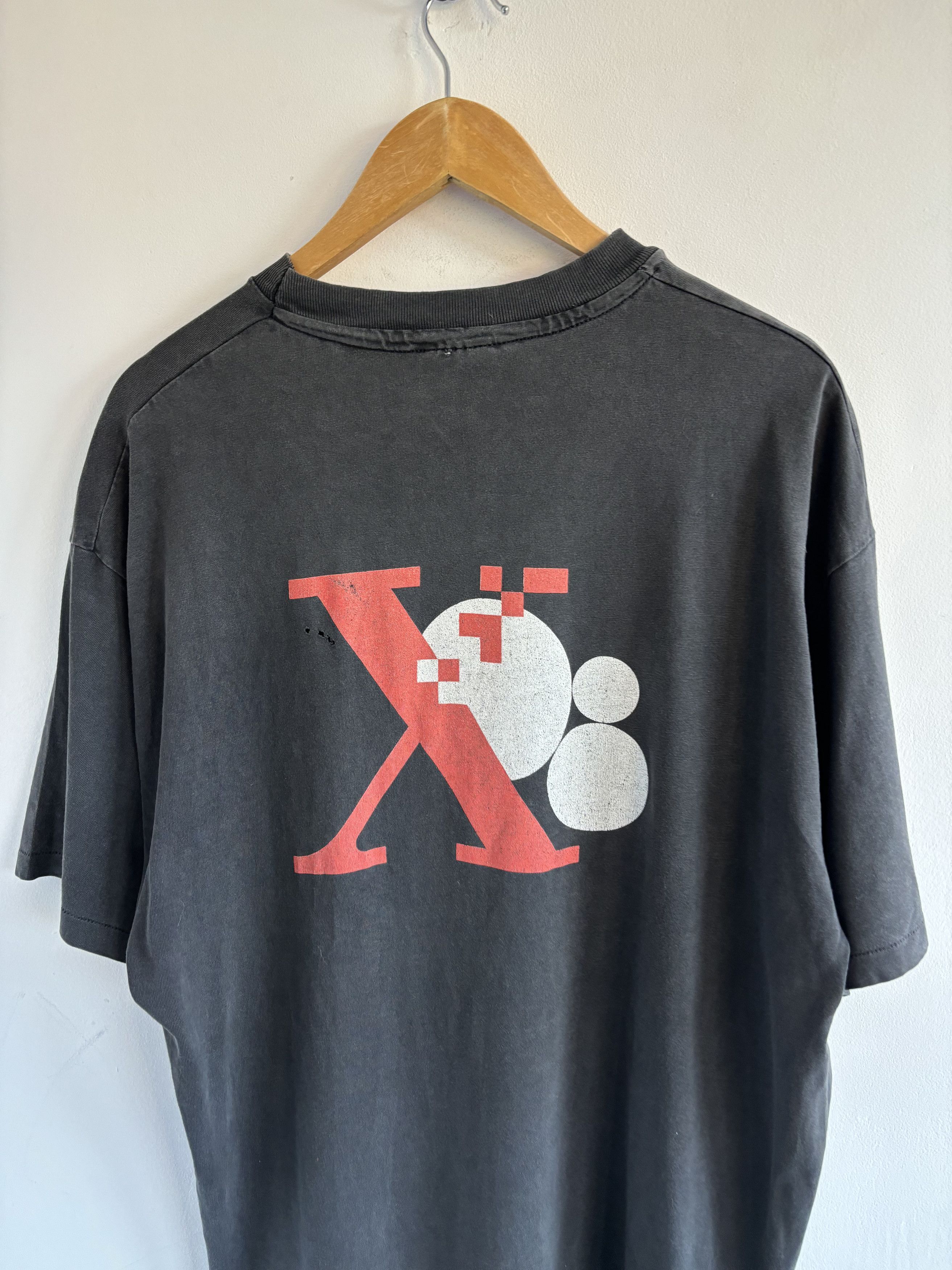Hanes × Vintage Vintage 90s Xerox Logo Faded Tee Size US XL / EU 56 / 4 - 8 Thumbnail
