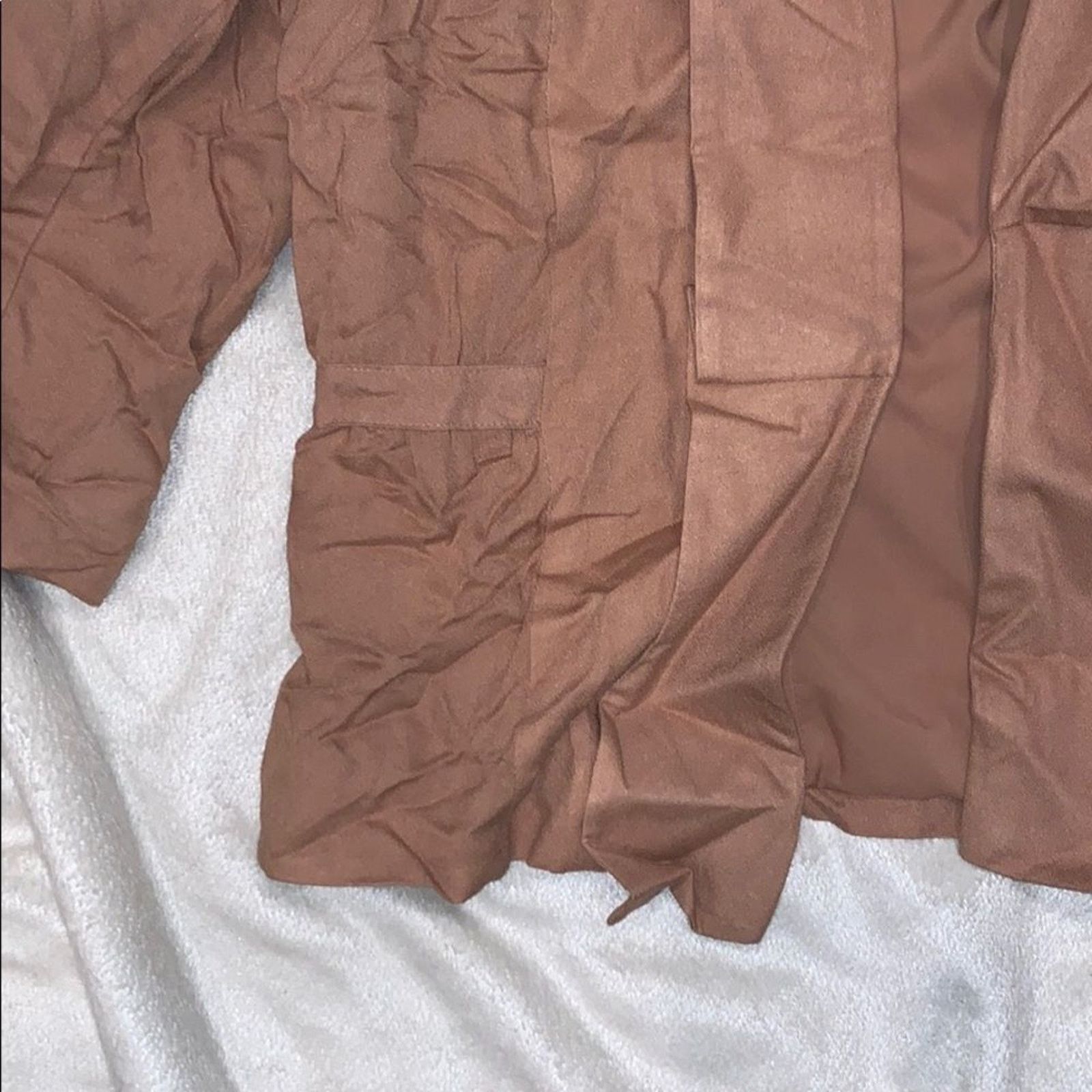 Other Frenchi Neutral Earth Tone Tan Relaxed Front Blazer | Sz S Size S / US 4 / IT 40 - 4 Thumbnail