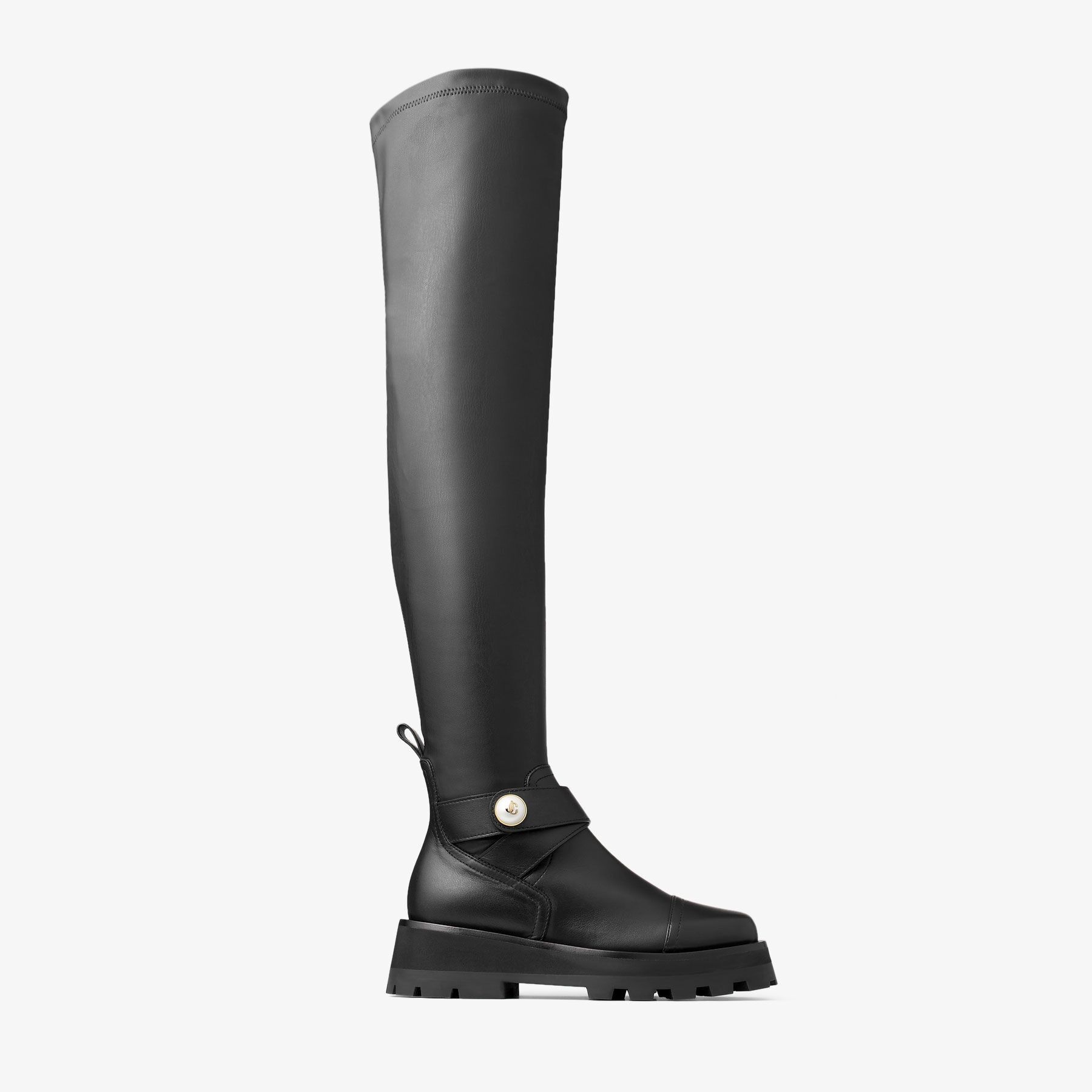 Jimmy Choo o1y0326 Boots in Black Size US 7 / IT 37 - 1 Thumbnail