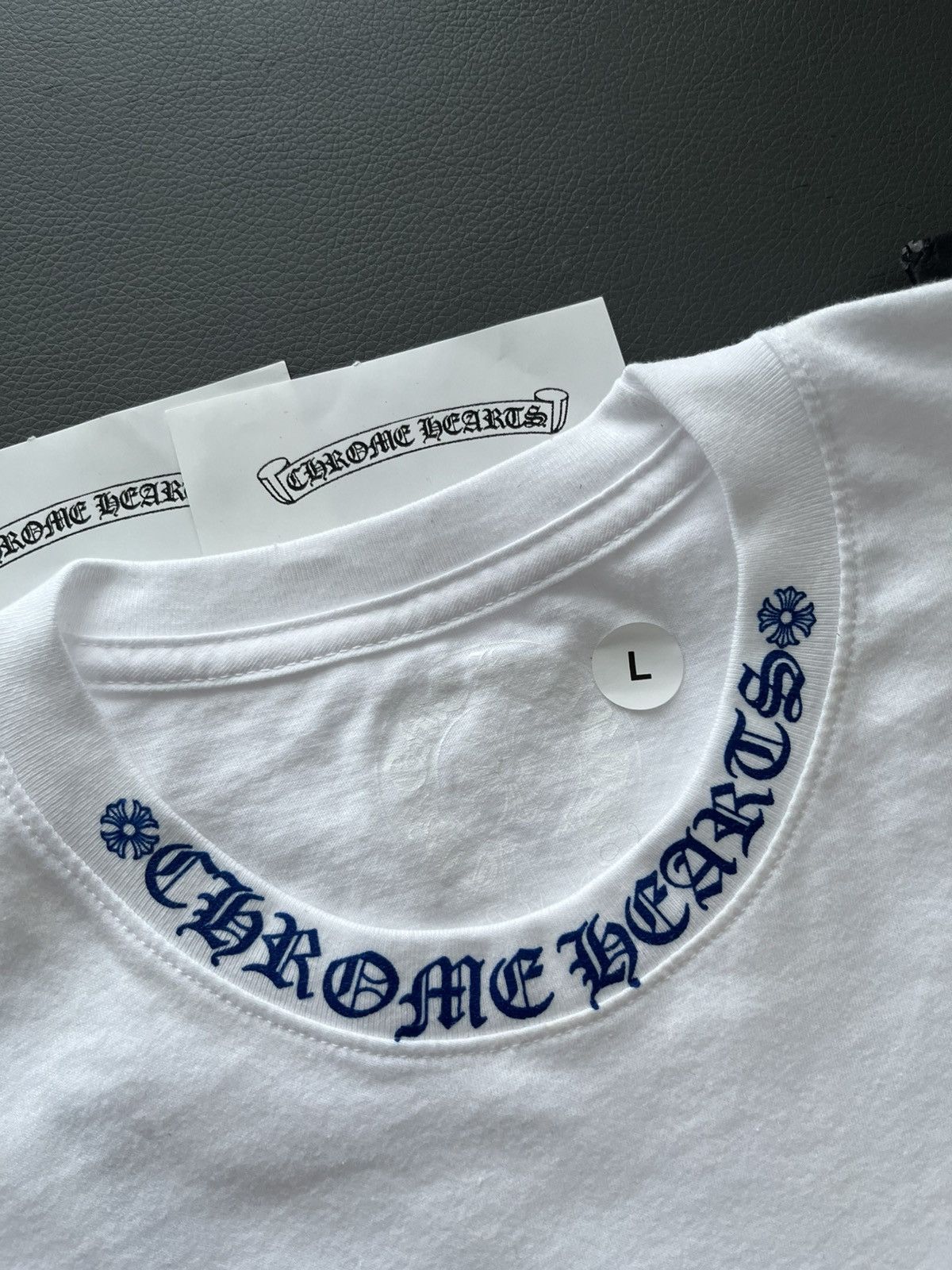Chrome Hearts RARE Chrome Hearts Logo Tee T-shirt Brand New Size US L / EU 52-54 / 3 - 2 Thumbnail