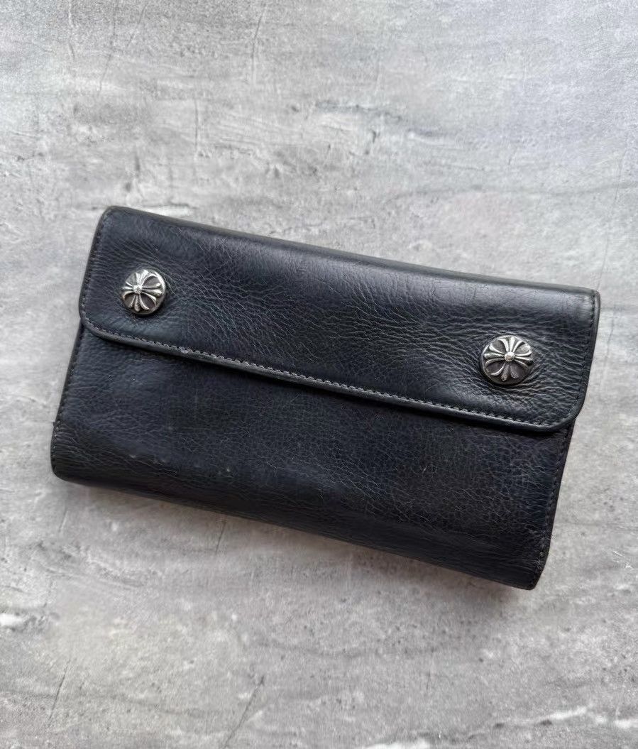 Chrome Hearts Chrome Hearts Silver Buckle Sword Trifold Wallet Size ONE SIZE - 1 Thumbnail
