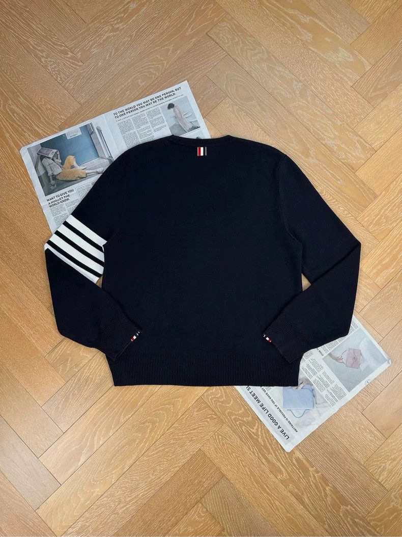 Thom Browne Thom Browne Round collar long sleeve hoodie Size US XL / EU 56 / 4 - 2 Thumbnail