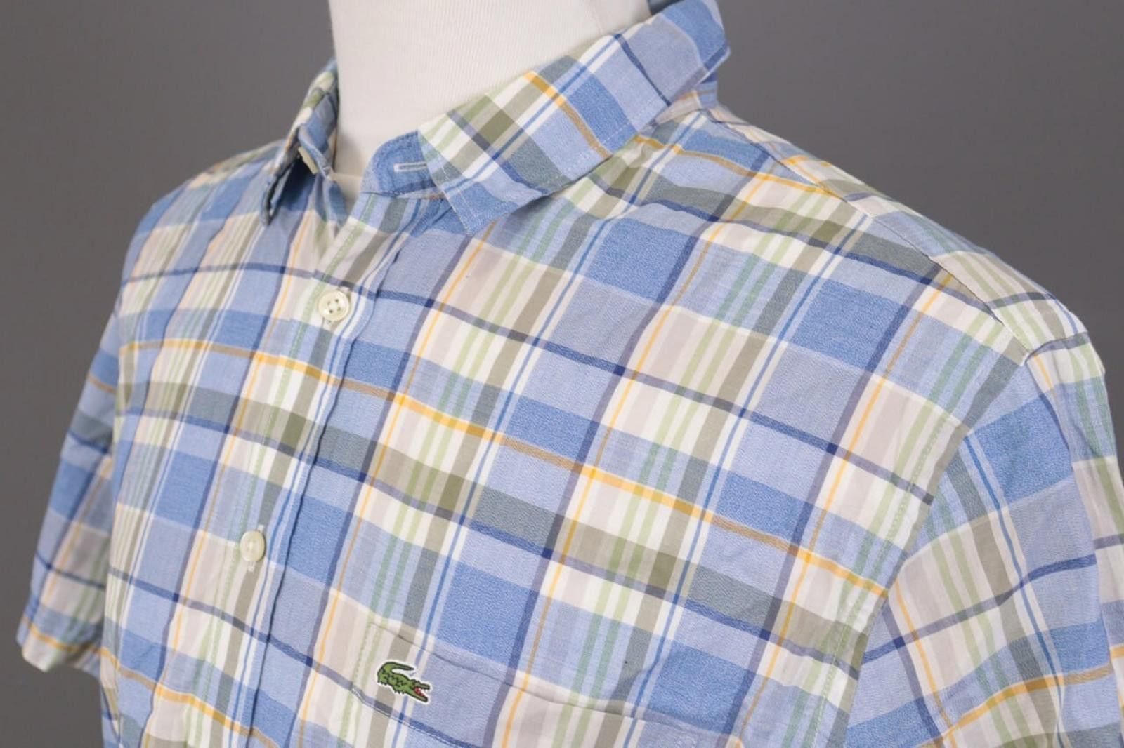 Lacoste Lacoste Regular Fit Multicolor Check Shirt Size 45 / XL-2XL Size US XXL / EU 58 / 5 - 11 Thumbnail