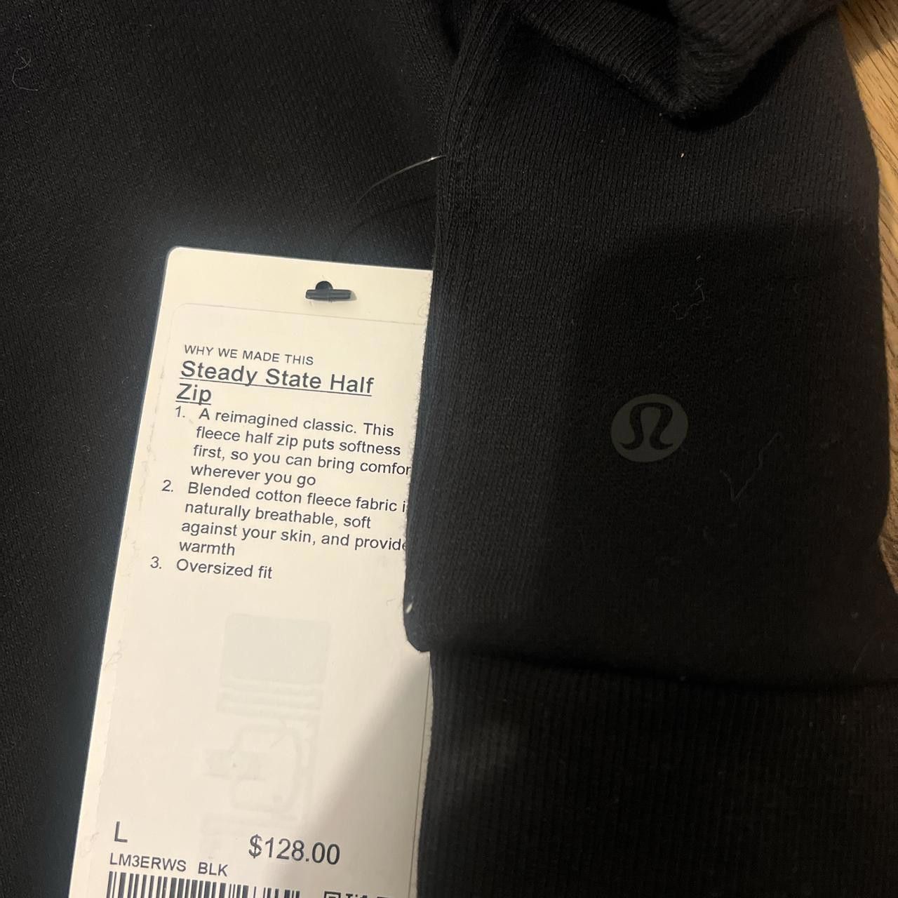Lululemon Lululemon Women's Black Sweatshirt Size L / US 10 / IT 46 - 3 Thumbnail