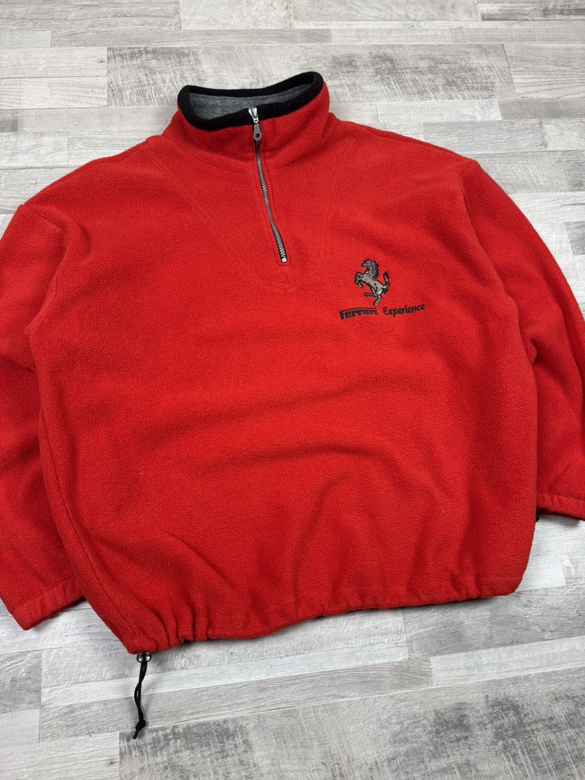 Ferrari Vintage 90s Ferrari Experience Fleece Red Jacket XL sz Size US XL / EU 56 / 4 - 6 Thumbnail