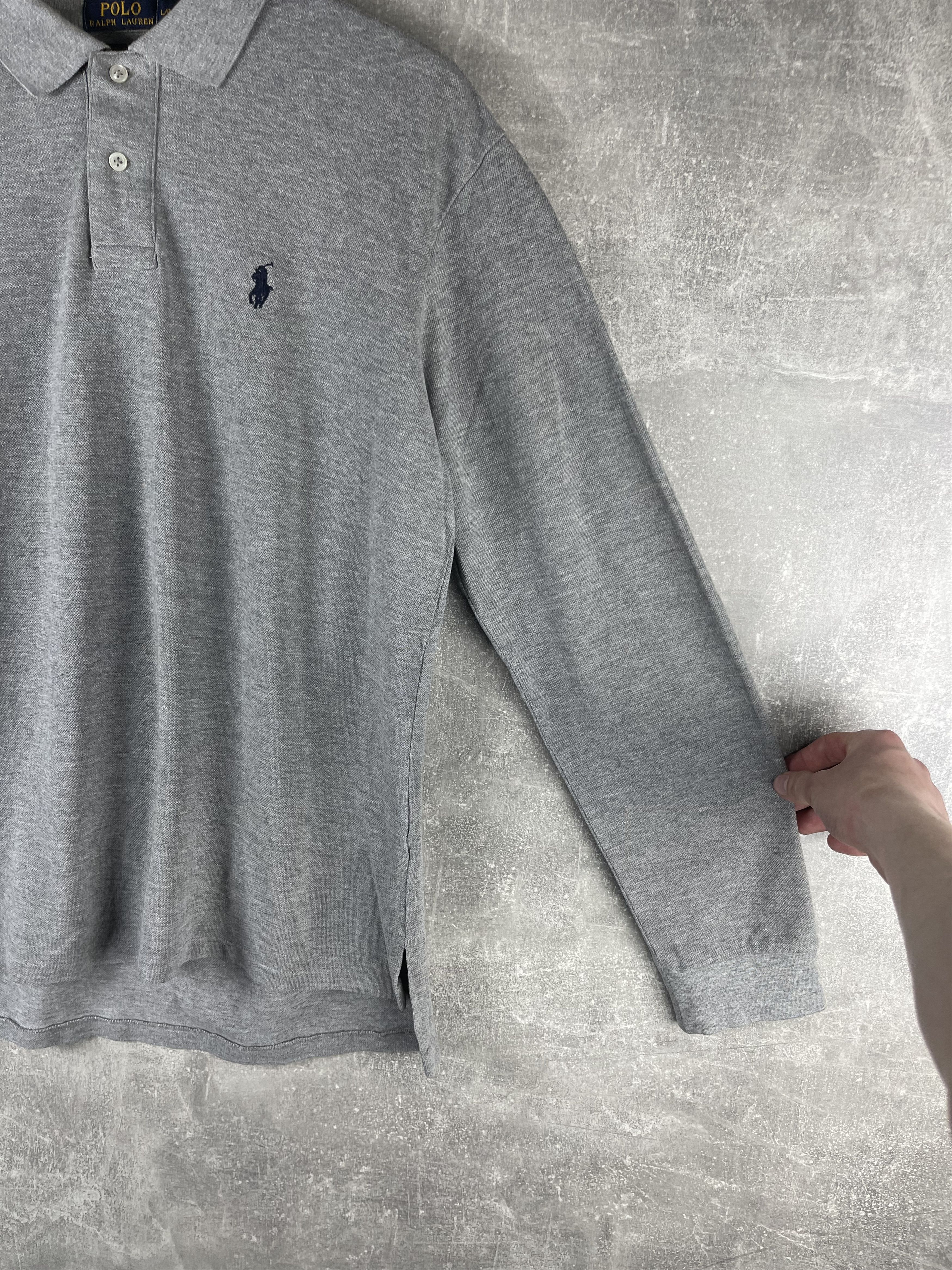 Polo Ralph Lauren Polo Ralph Lauren gray cotton button rugby longsleeve Size US M / EU 48-50 / 2 - 4 Thumbnail