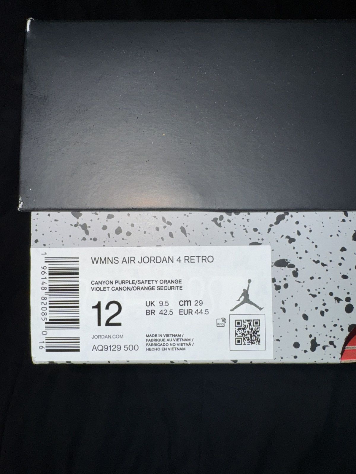 Jordan Brand × Nike WMNS AIR JORDAN 4 RETRO CANYON PURPLE Size US 10.5 / EU 43-44 - 9 Thumbnail