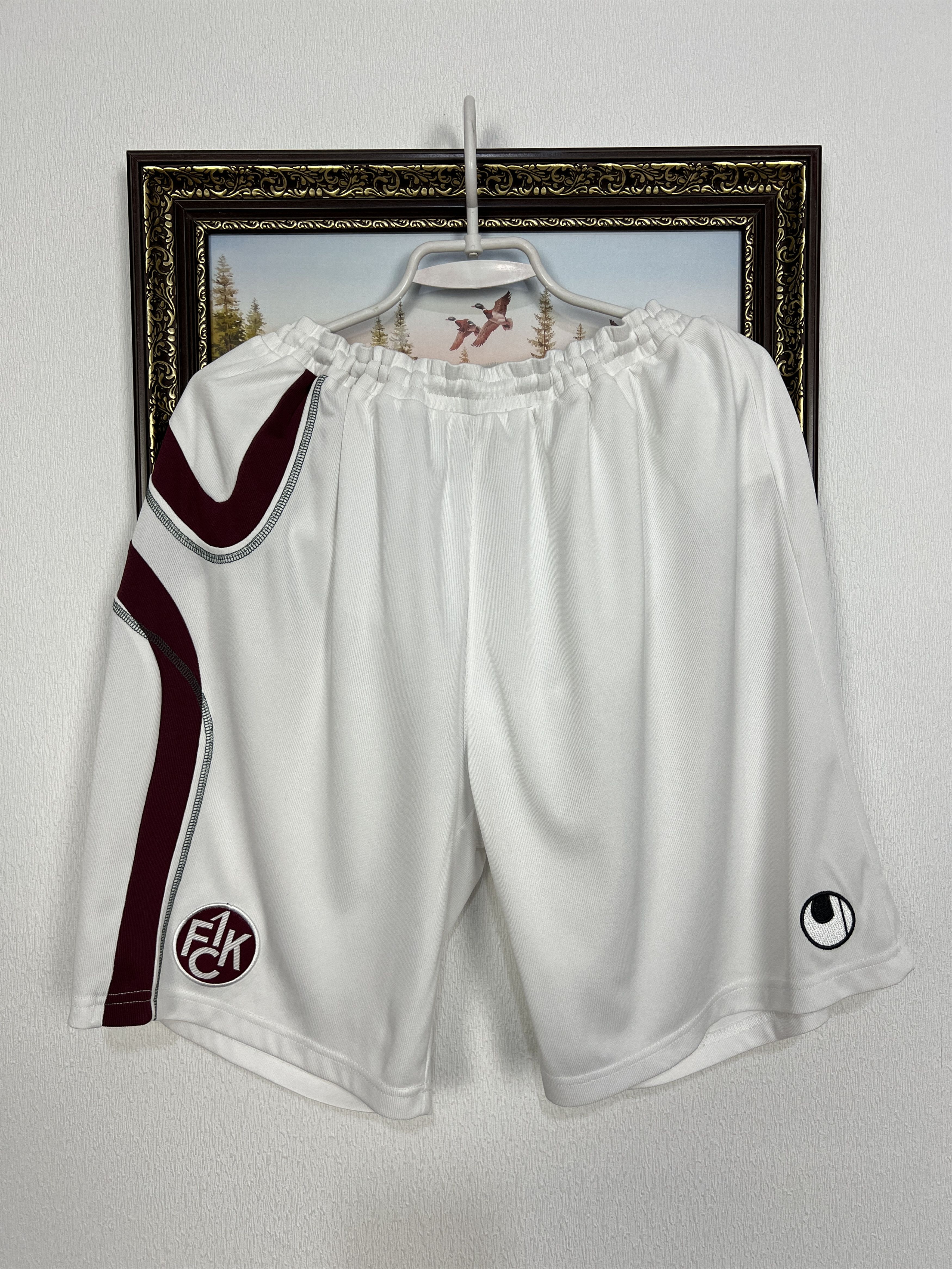 Vintage Vintage UHLSport 1. FC Kaiserslautern Football Shorts Soccer Size US 38 / EU 54 - 1 Thumbnail