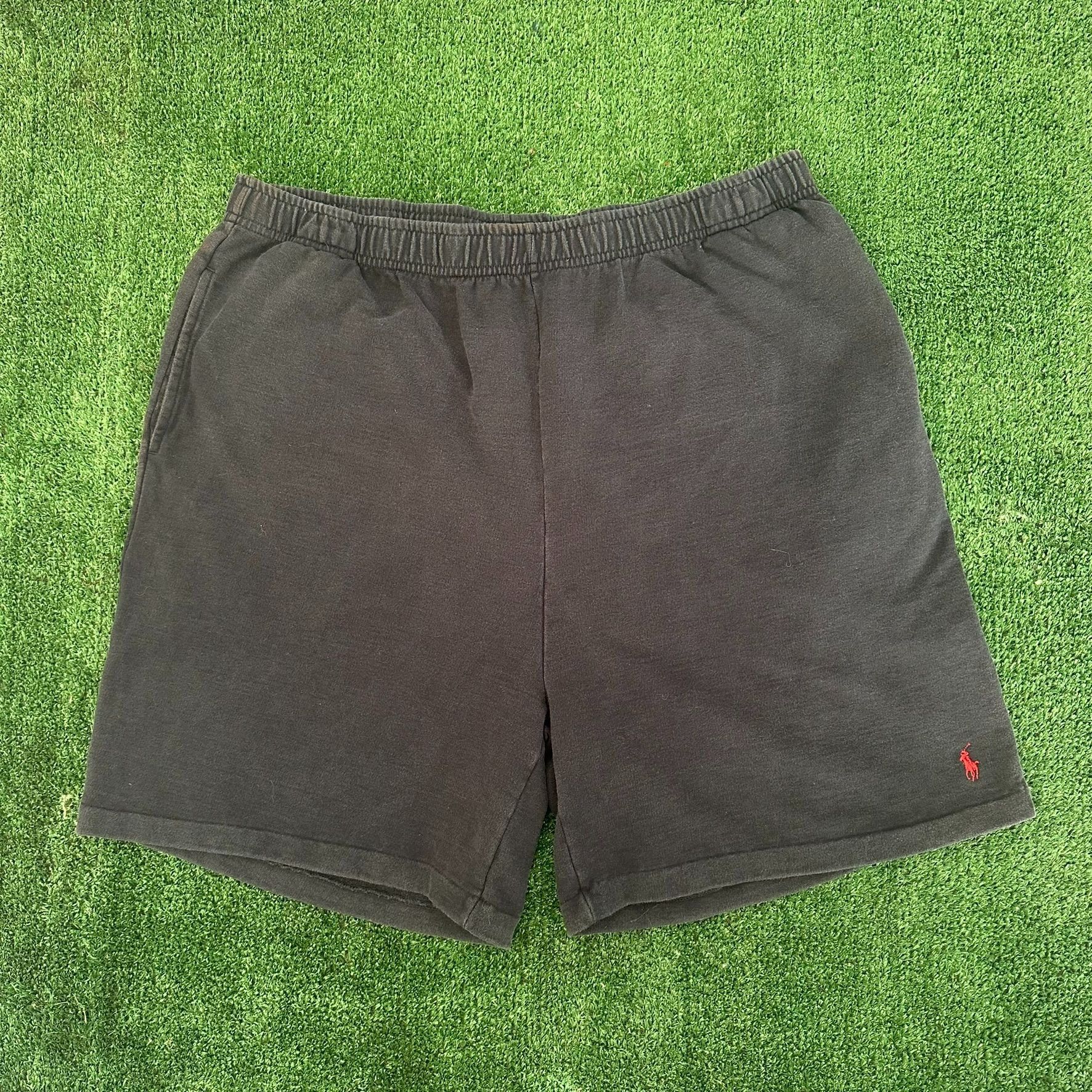 Polo Ralph Lauren Vintage Y2K Polo Ralph Lauren Pony Logo Navy Athletic Shorts Size US 36 / EU 52 - 1 Thumbnail