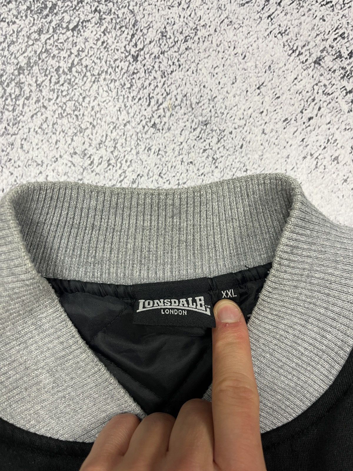 Lonsdale Vintage 00ʼs Lonsdale London Varsity Jacket Casual Hype Y2k Size US XXL / EU 58 / 5 - 10 Thumbnail