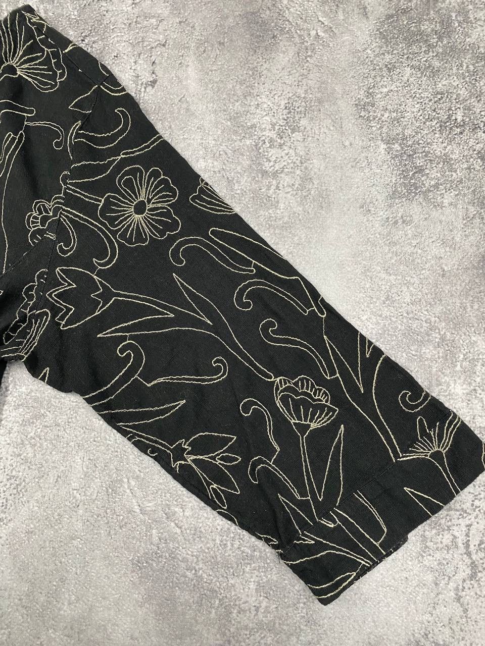 Gudrun Sjoden Gudrun Sjoden Women Cotton Viscose Embroidered Tunic Blouse Size M / US 6-8 / IT 42-44 - 4 Thumbnail