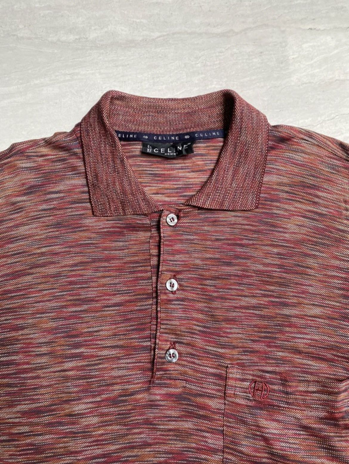 Celine CELINE HOMME Long Sleeve T-shirt Size US L / EU 52-54 / 3 - 3 Thumbnail