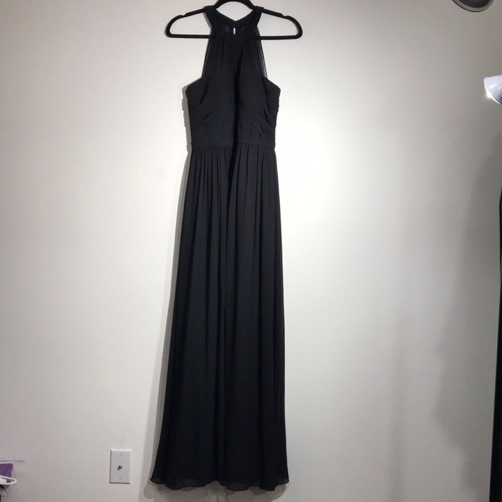 Other CAMILLE LA VIE Black Halter Collar Floor Length Evening Gown Size M / US 6-8 / IT 42-44 - 1 Thumbnail