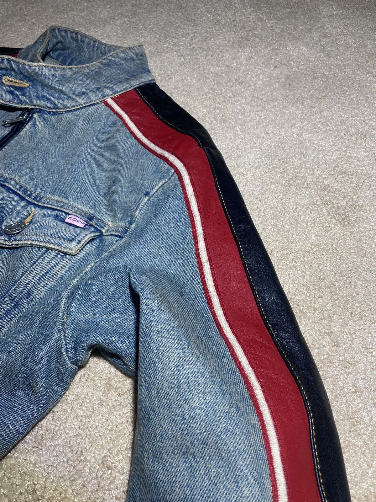 Martine Rose SS20 Martine Rose Leather Stripe Denim Reconstructed 2020 MR Size US S / EU 44-46 / 1 - 9 Thumbnail