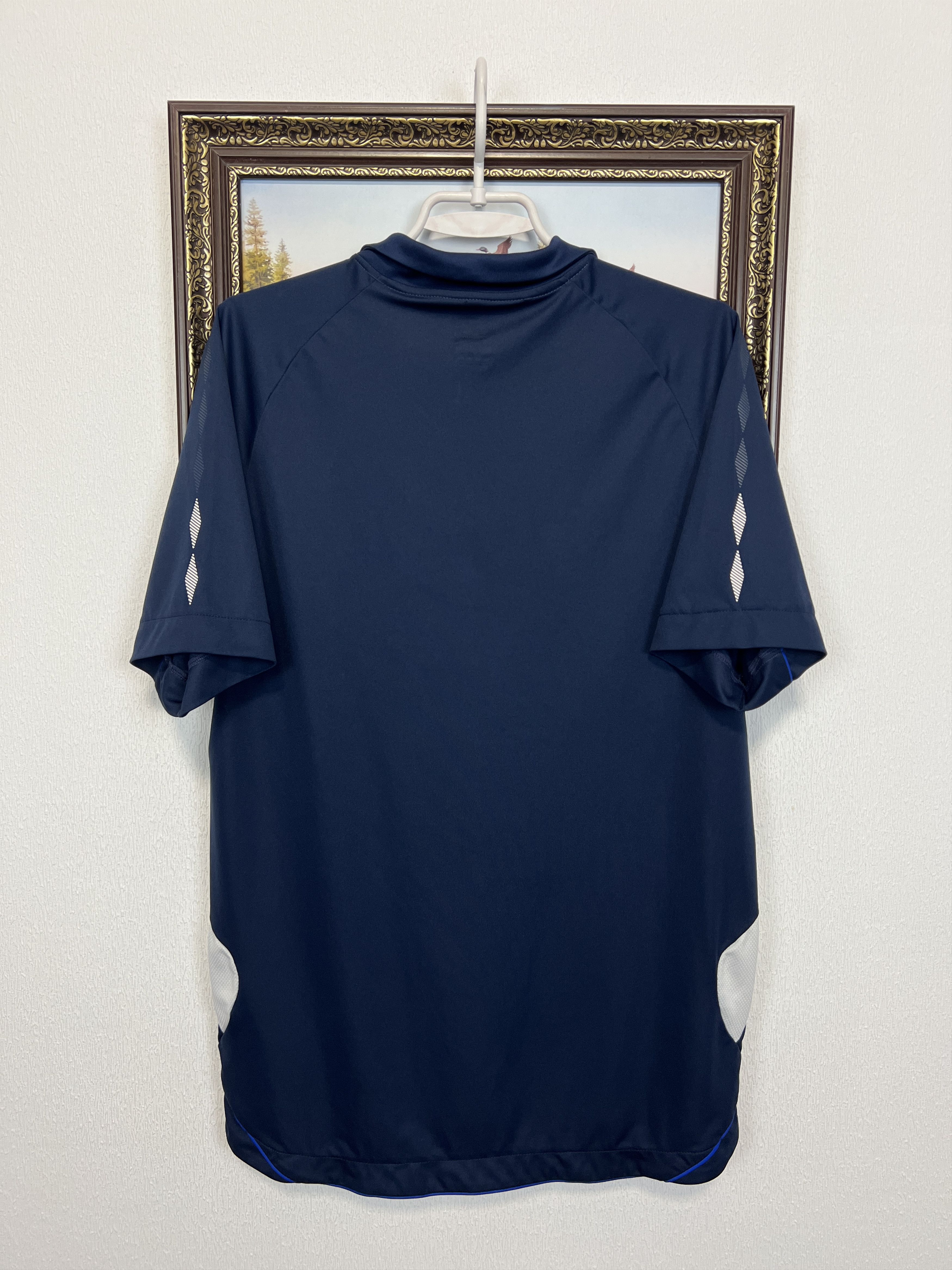 Umbro Everton Football Polo Shirt Soccer Train Jersey Trikot Size US L / EU 52-54 / 3 - 9 Thumbnail