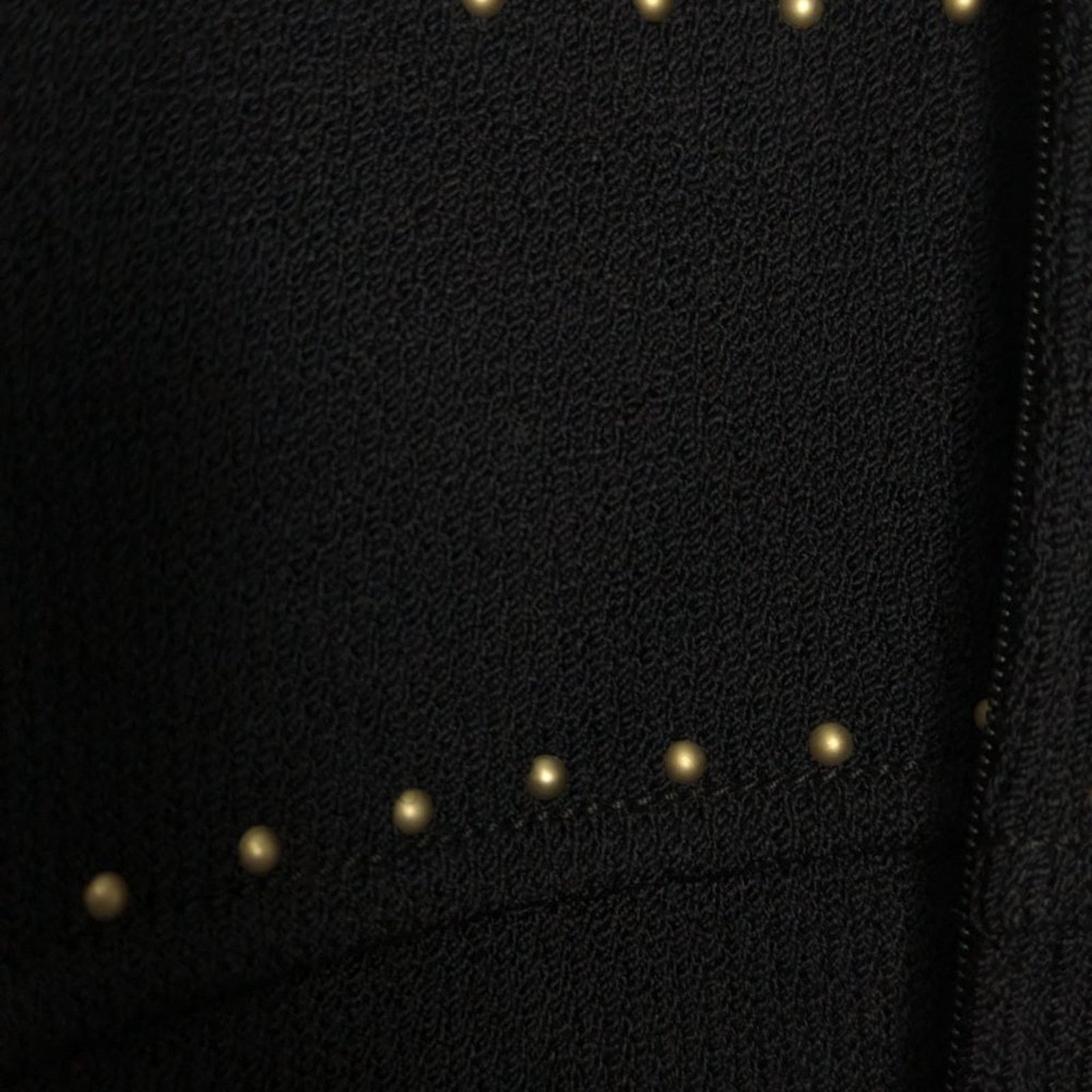 St. John St. John Vintage Black Full Zip Long Sleeve Jacket Studded 2 Size S / US 4 / IT 40 - 8 Thumbnail