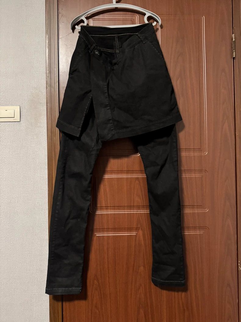 Rick Owens rick owens size m 15fw tactical denim culottes pants 2503- Size US 30 / EU 46 - 1 Thumbnail