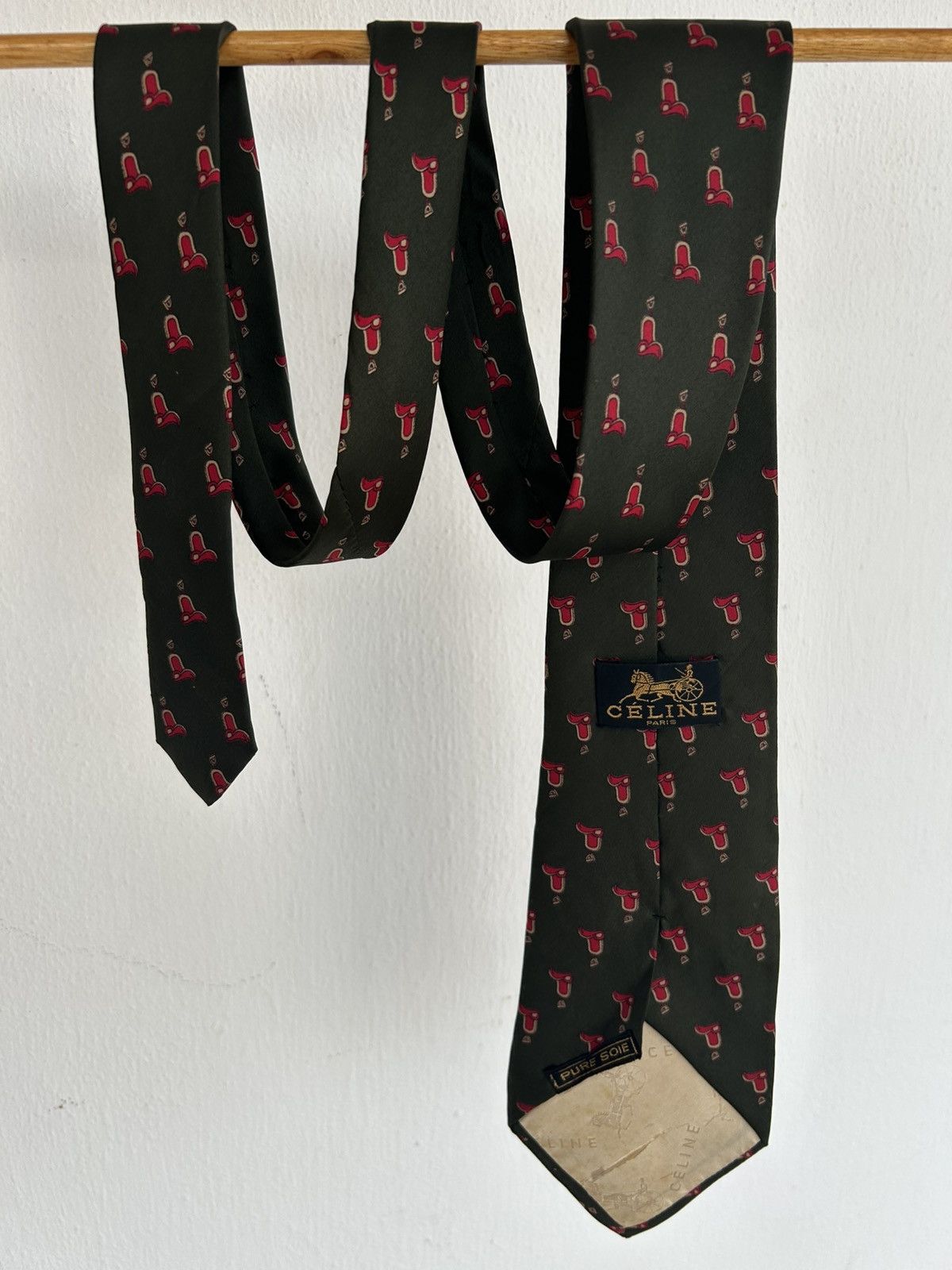 Celine Celine Vintage Tie Size ONE SIZE - 2 Thumbnail