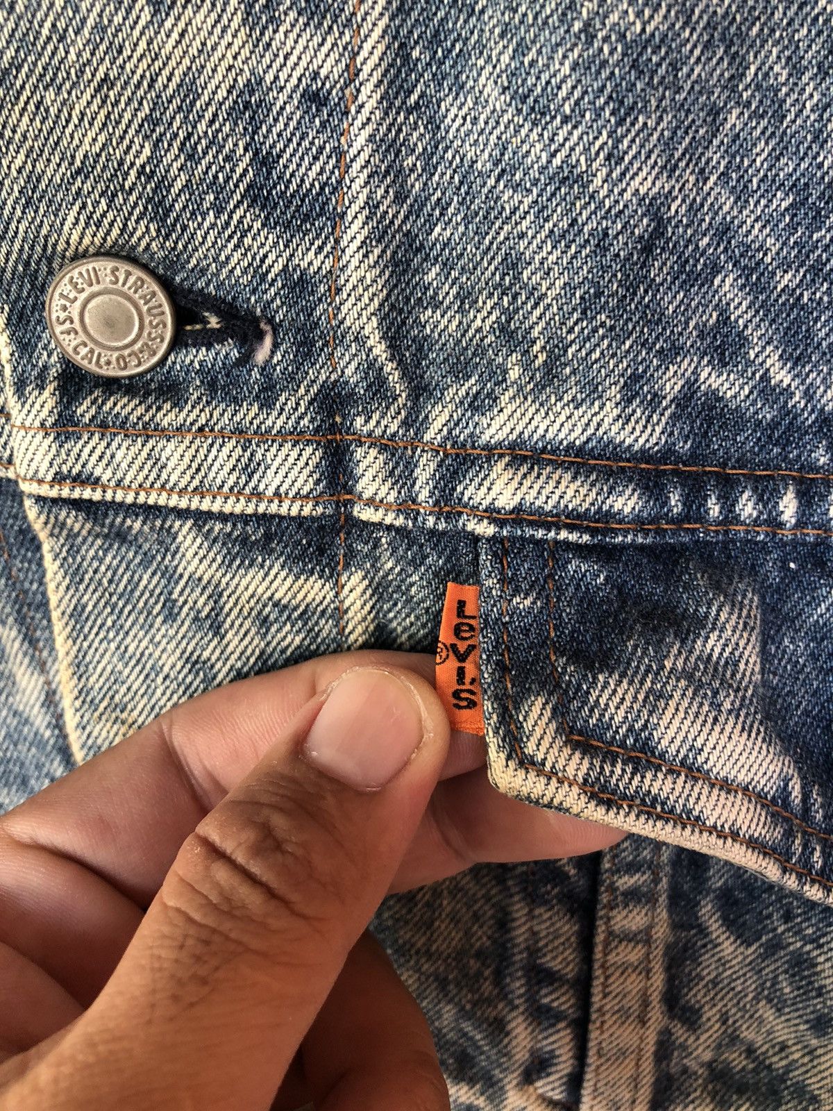 Levi's Vintage Clothing Vintage Levi’s Acid Wash Alaska Denim Jacket Rare Size US M / EU 48-50 / 2 - 8 Thumbnail