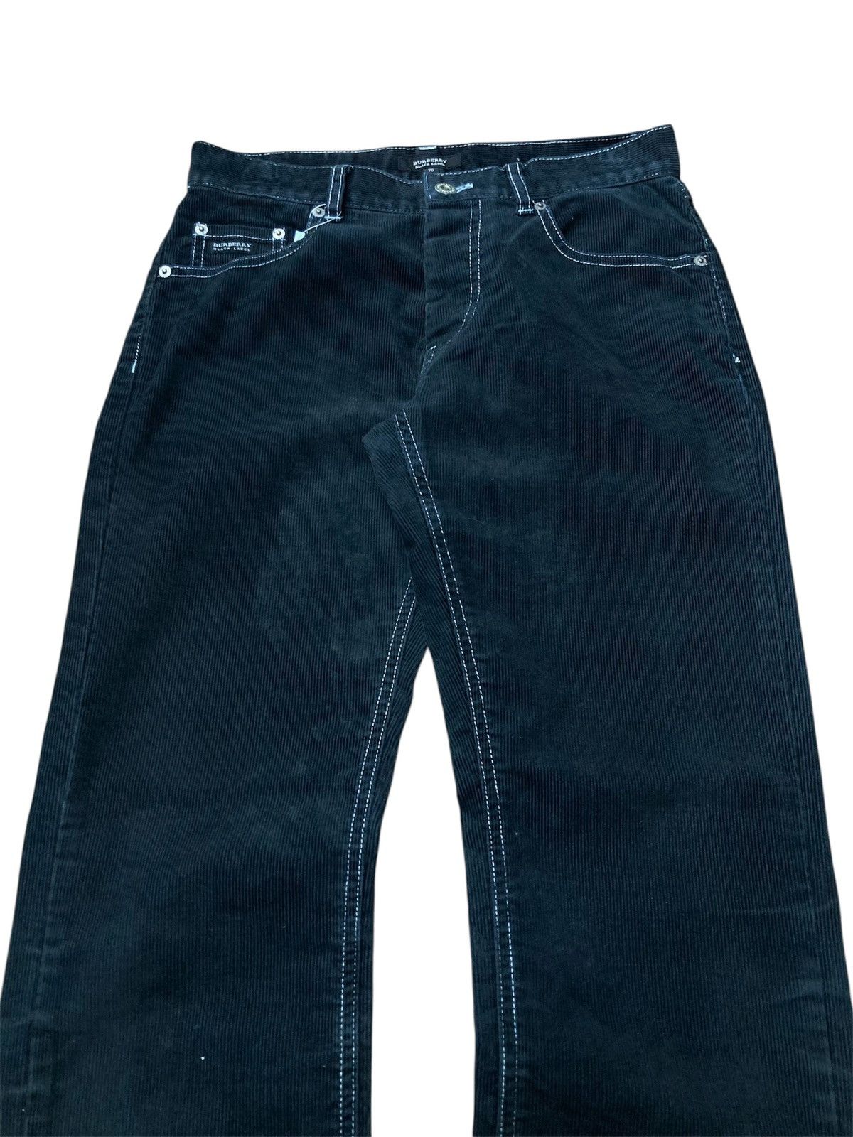 Burberry Vintage Burberry Black Label Contrast Stitch Corduroy Pants Size US 28 / EU 44 - 12 Thumbnail