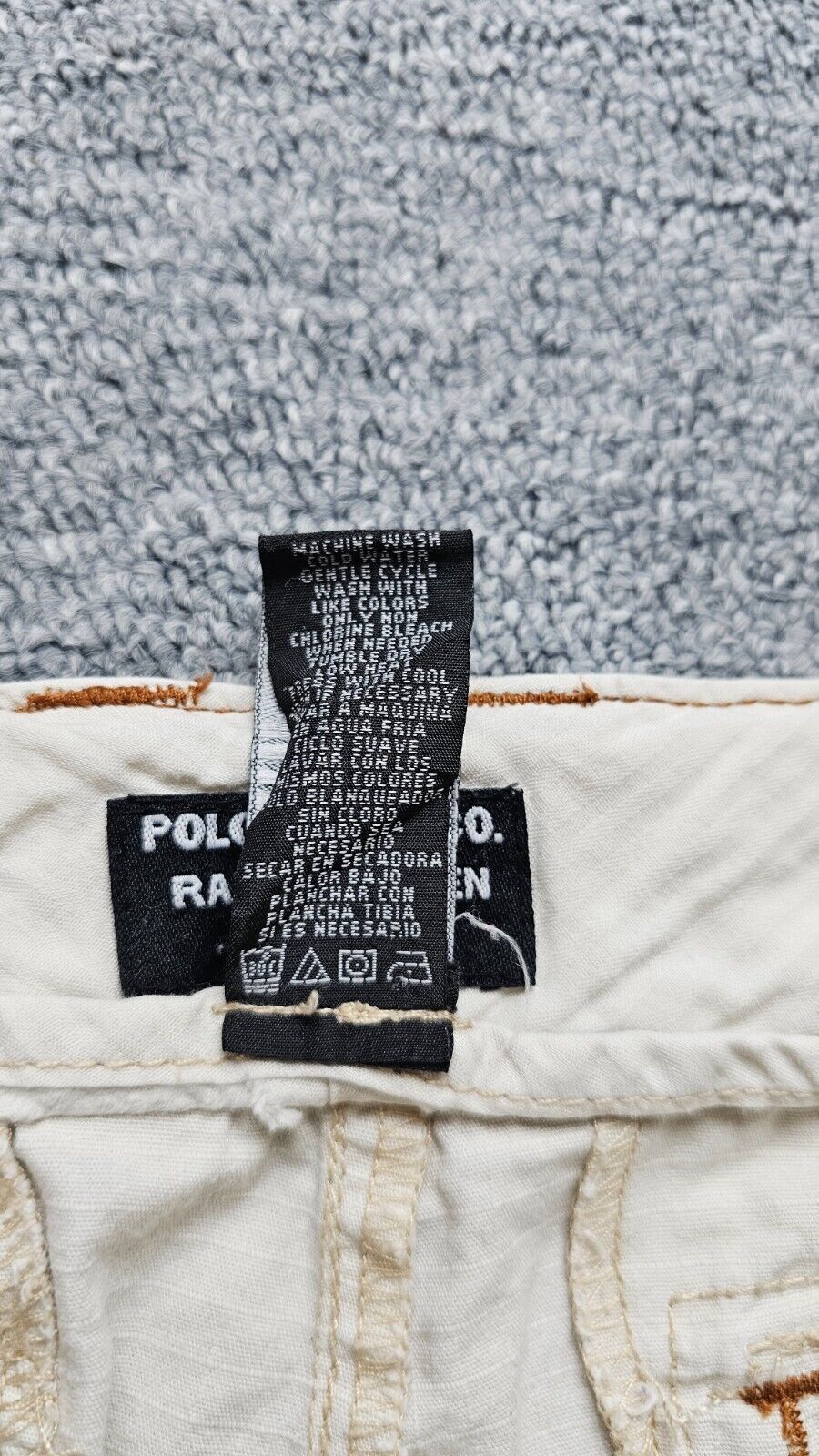 Polo Ralph Lauren Vintage Y2K Polo Ralph Lauren Cargo Capri Utility Pants 10 Size 32" / US 10 / IT 46 - 6 Thumbnail