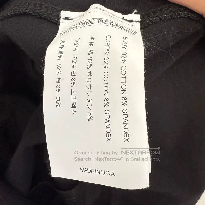 Chrome Hearts CHROME HEARTS Size M Black yoga pants Size US 31 - 3 Thumbnail