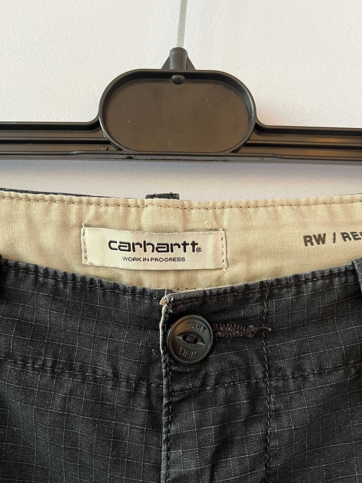 Carhartt Wip Carhartt WIP W’ Cymbal Cargo Pants Ripstop Black – Size 26 Size 26" / US 2 / IT 38 - 3 Thumbnail