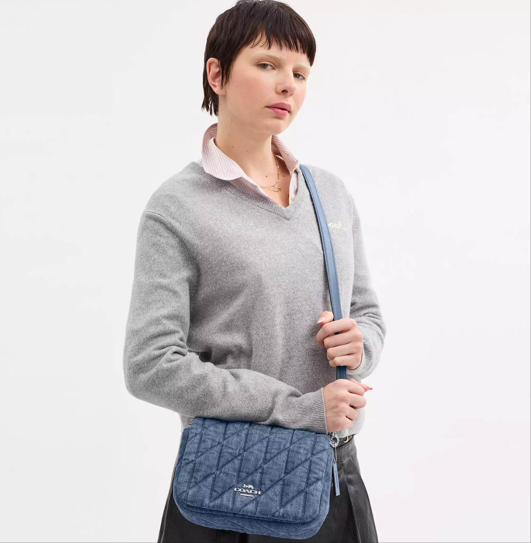 Coach Quinn Bag With Quilting CAK40 Size ONE SIZE - 11 Thumbnail