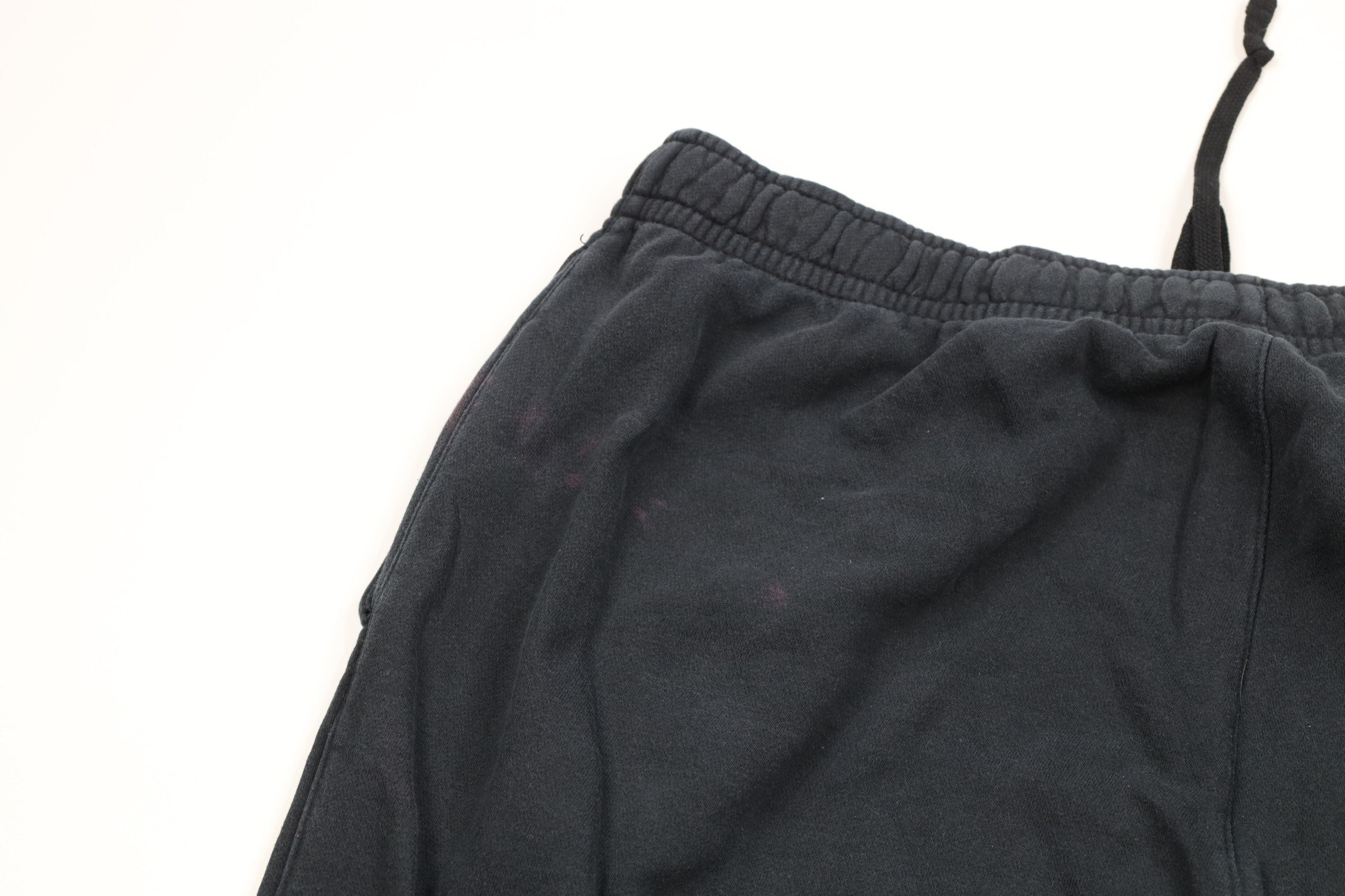Nike × Vintage Vintage Nike Scott Mini Swoosh Wide Leg Sweatpants Black Size US 40 / EU 56 - 14 Thumbnail