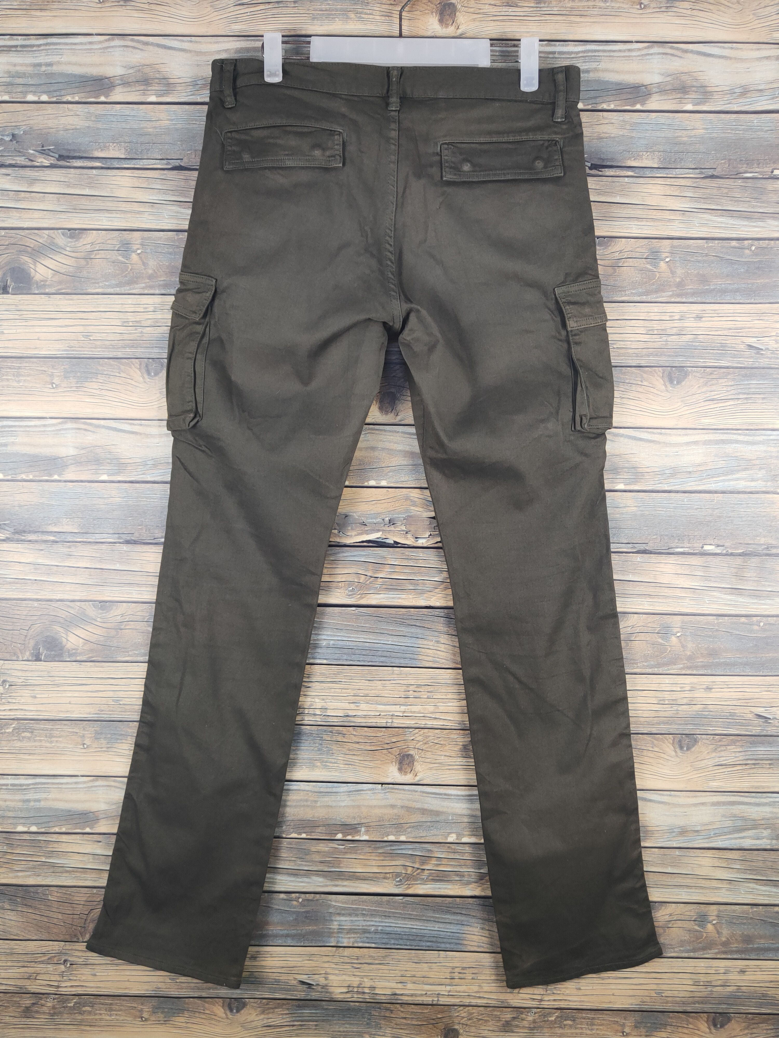 Japanese Brand DL Japanese Brand Brown Multipocket Cargo Pants #1524 Size US 33 - 7 Thumbnail