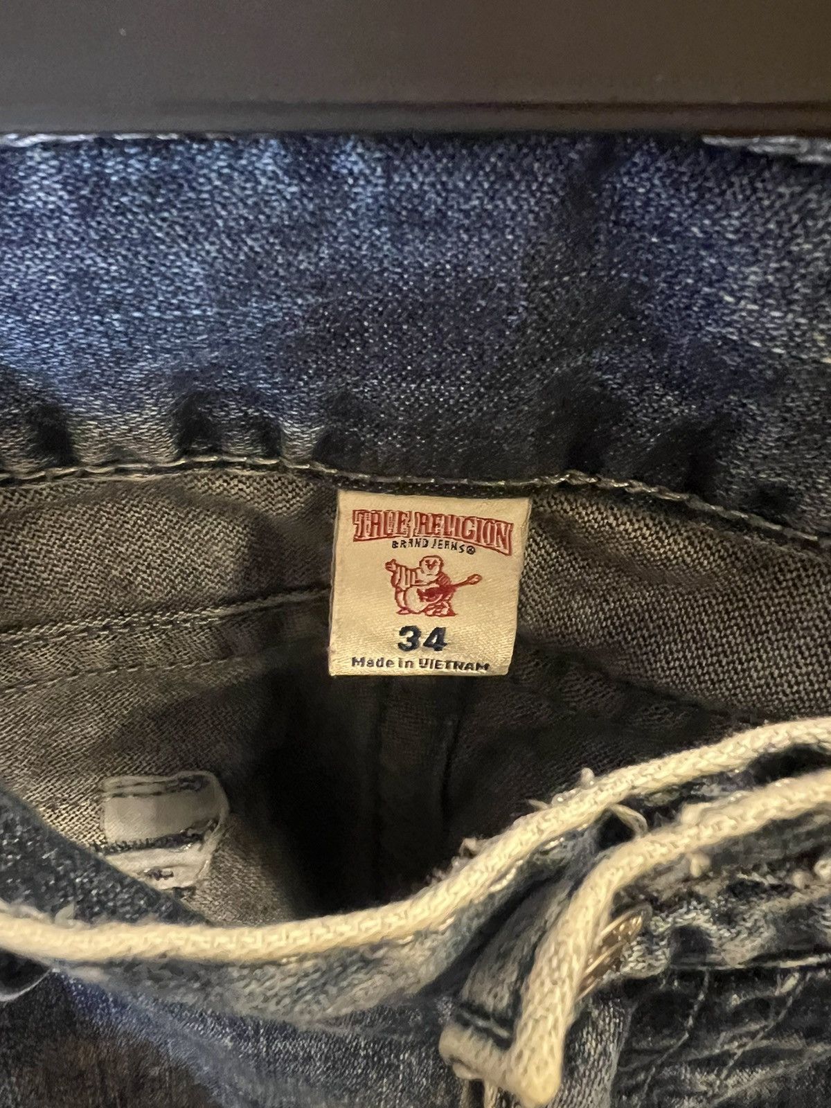 True Religion × Vintage Y2K Tue Religion Bootcut Jeans Size US 34 / EU 50 - 10 Thumbnail