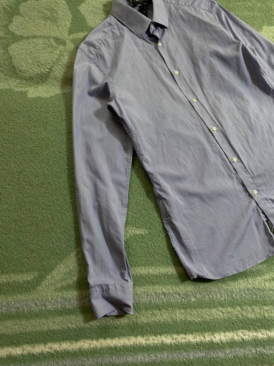 Hugo Boss × Vintage HUGO BOSS Shirt Striped Long Sleeved Light Cotton Size US M / EU 48-50 / 2 - 5 Thumbnail